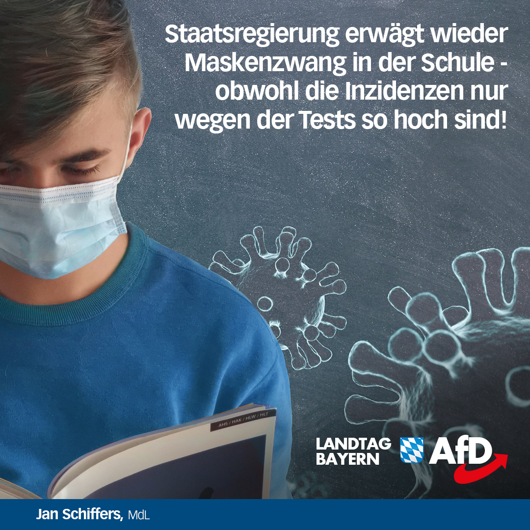 inzidenzen maskenpflicht afd