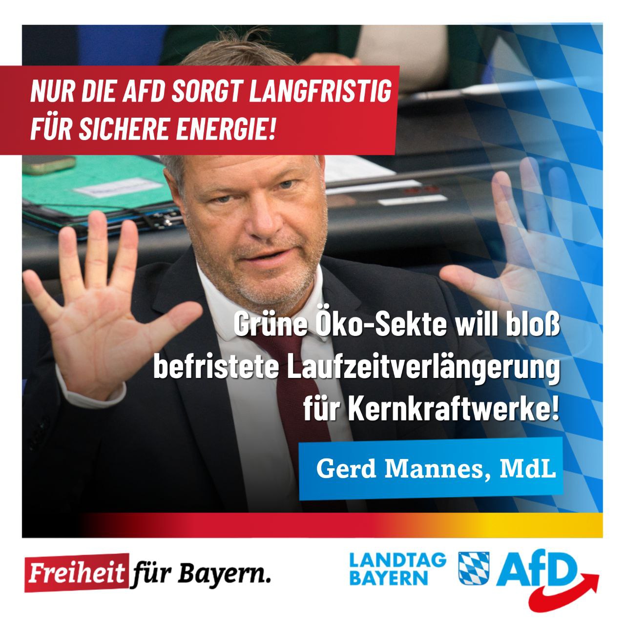 Gerd Mannes Nur Die AfD Sorgt Langfristig F r Sichere Energie Gr ne 