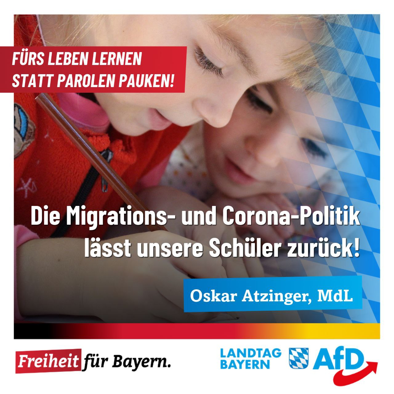 Oskar Atzinger: Fürs Leben lernen statt Parolen pauken! – Die ...