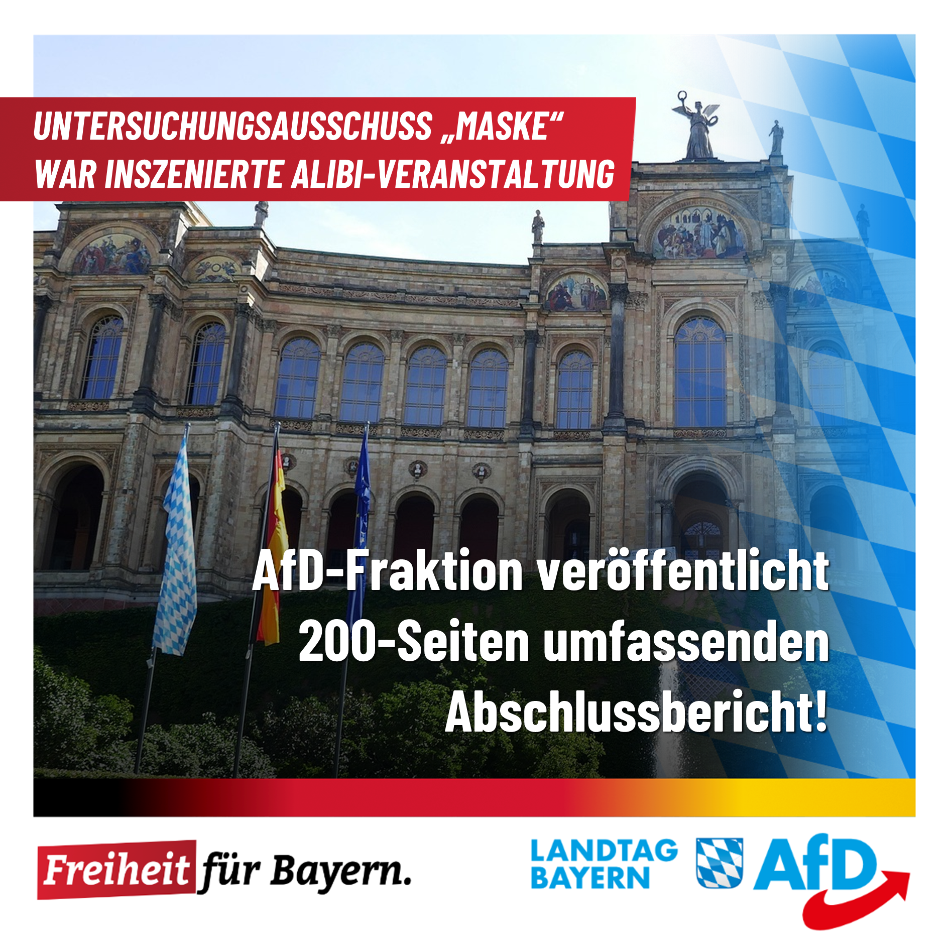 abschlussbericht maskenausschuss landtag bayern afd