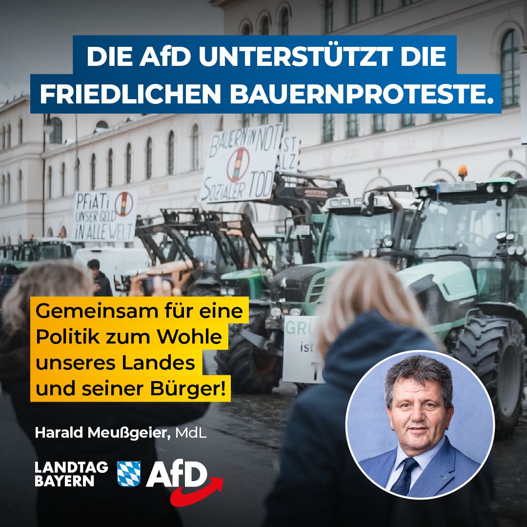 AfD unterstützt Bauernproteste