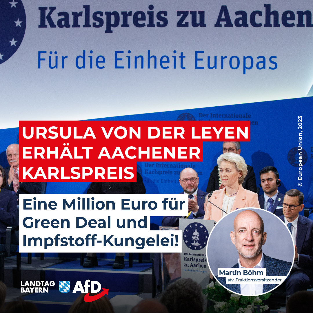 Karlspreis von der Leyern