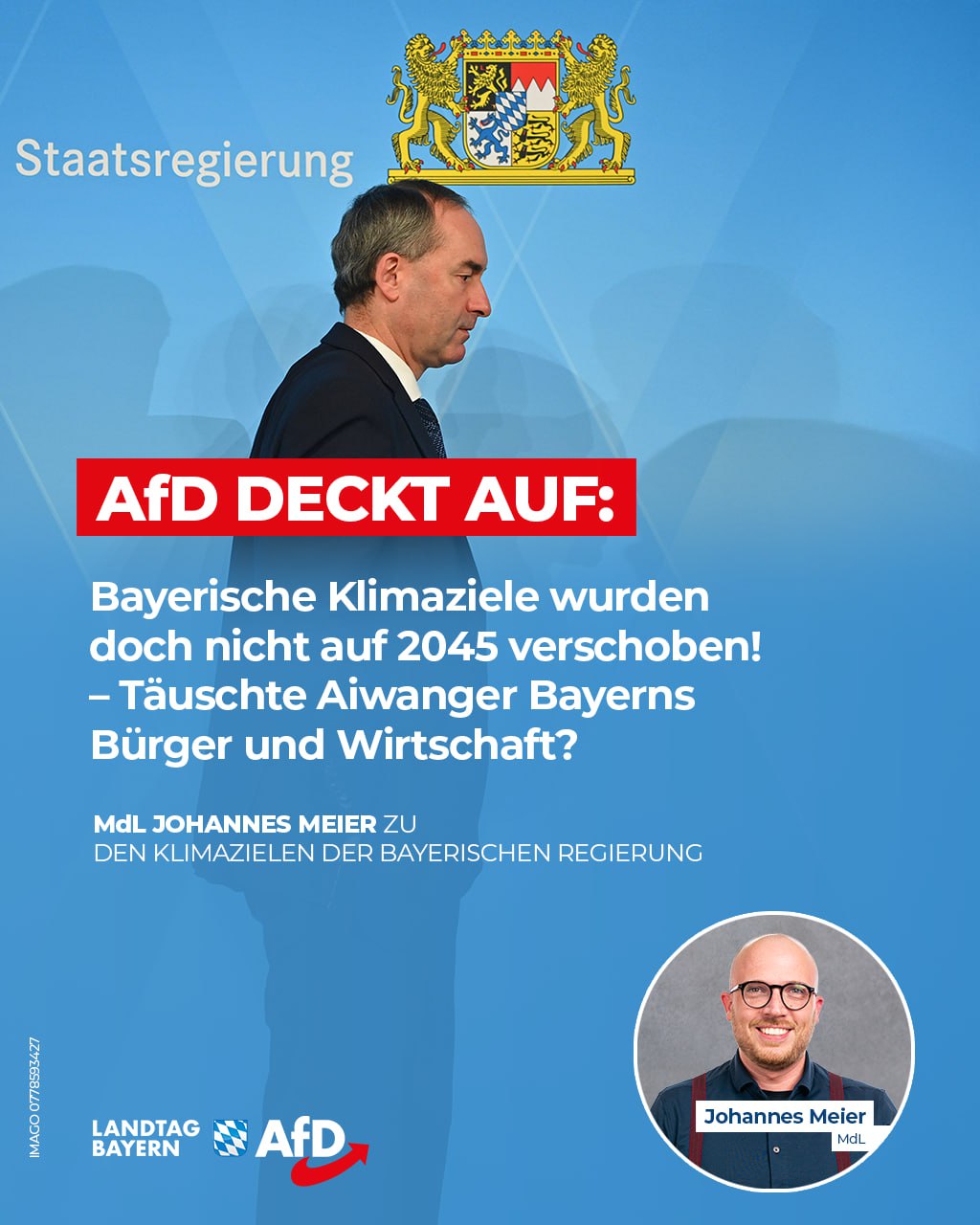 Bayerische Klimaziele Aiwanger