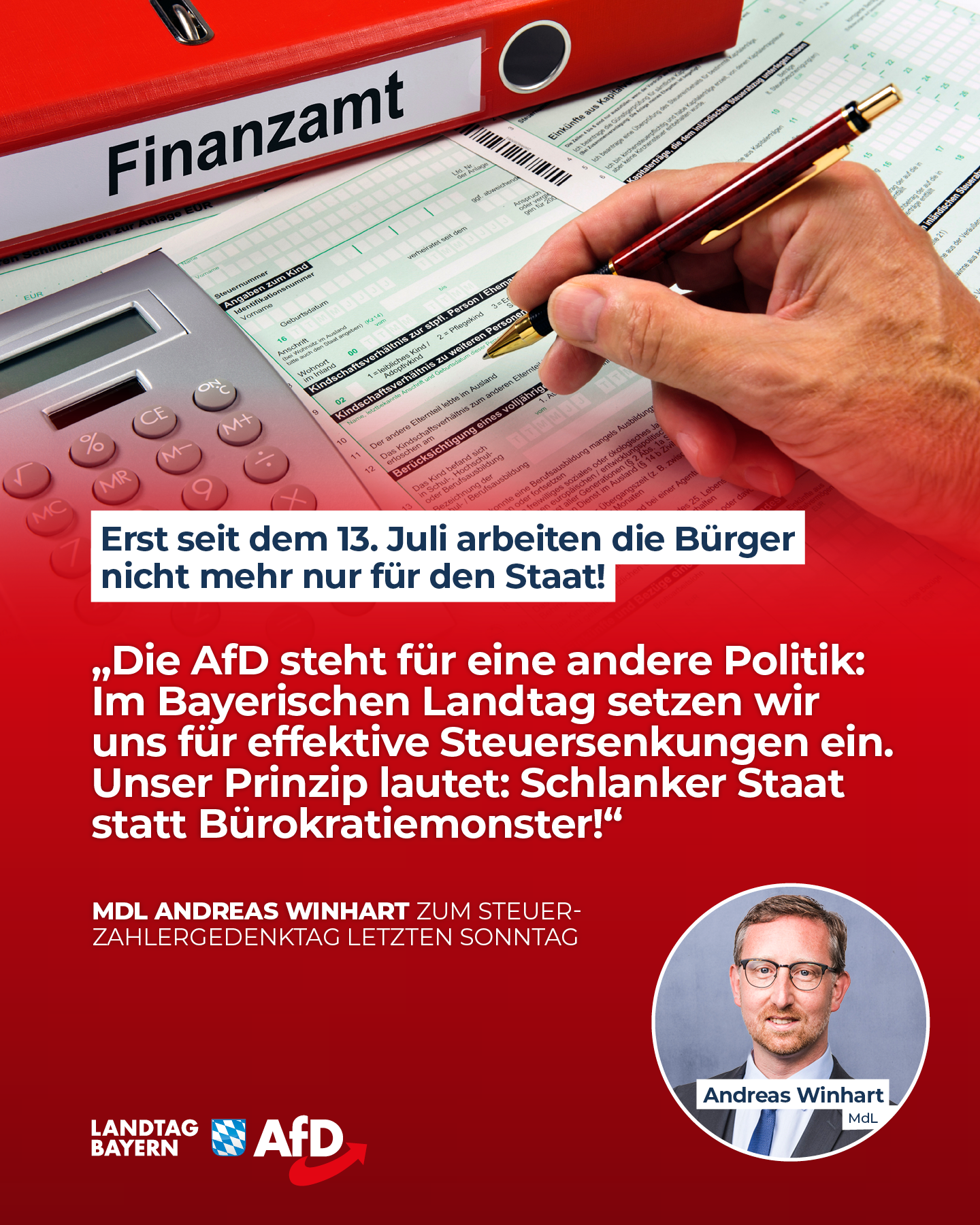 Steuerzahlergedenktag 2025