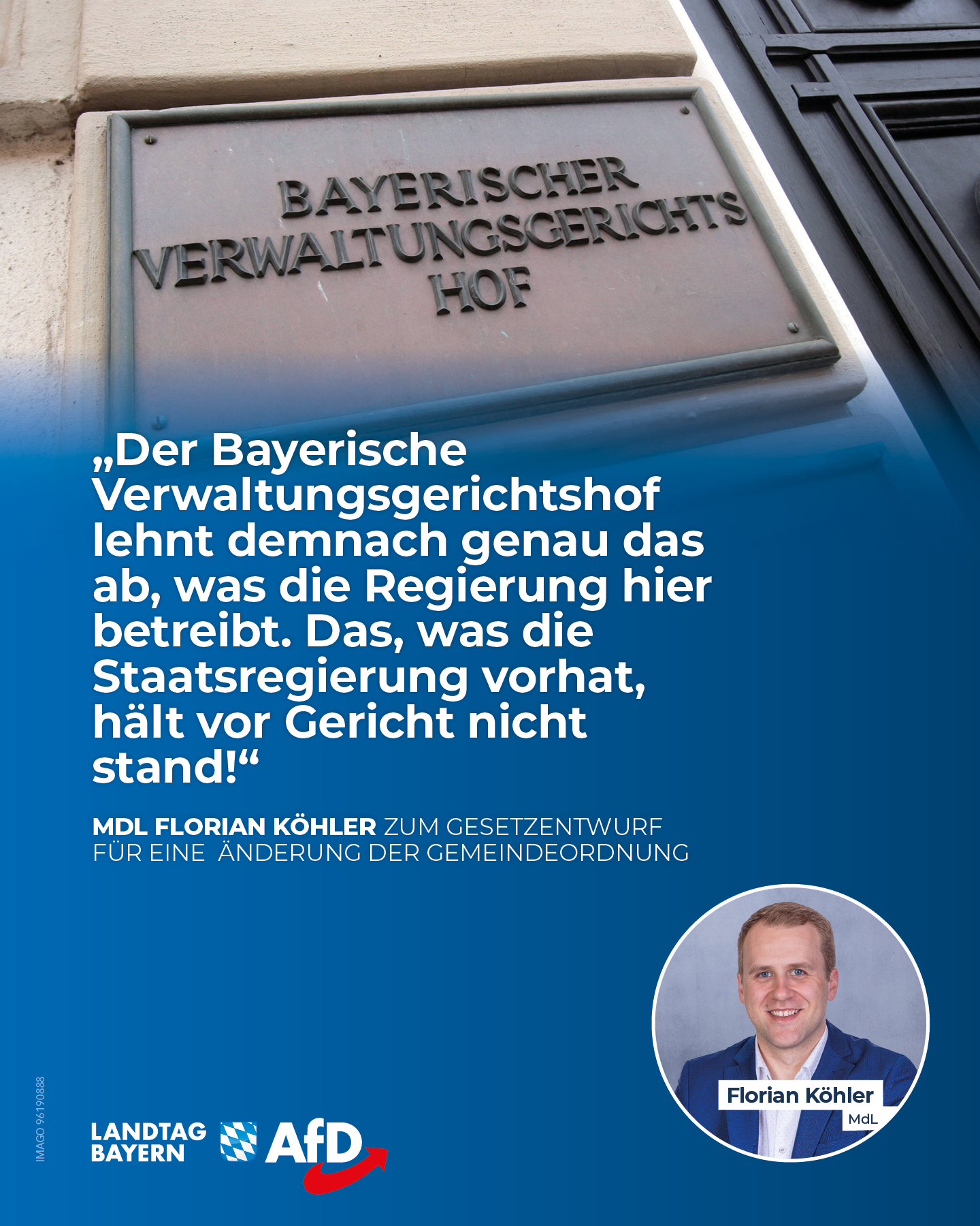 AfD Fraktion im Bayerischen Landtag 14 Bayerischer Verfassungsgerichtshof Regierung