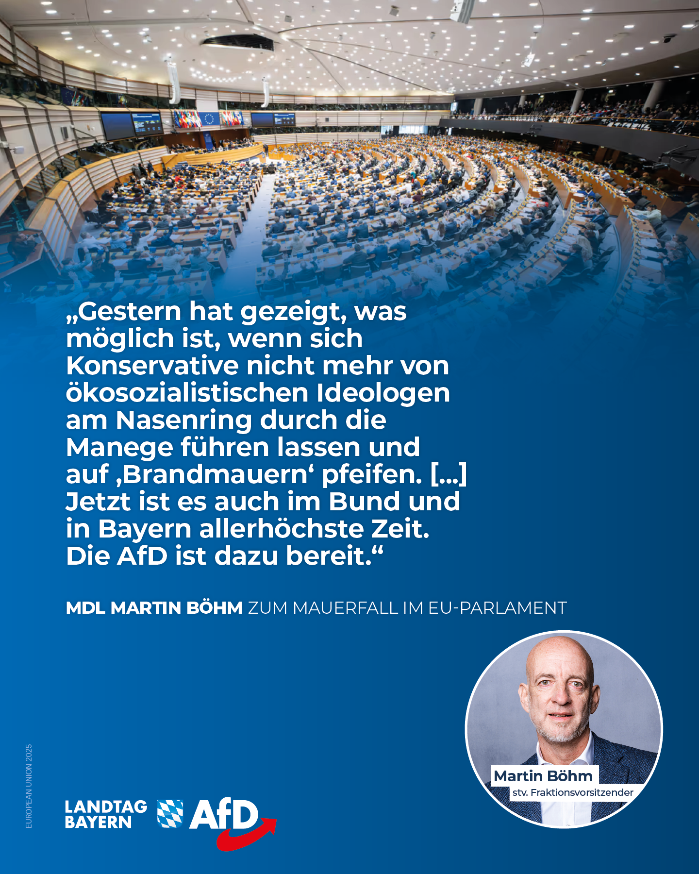 AfD Fraktion im Bayerischen Landtag 13 Brandmauer EU