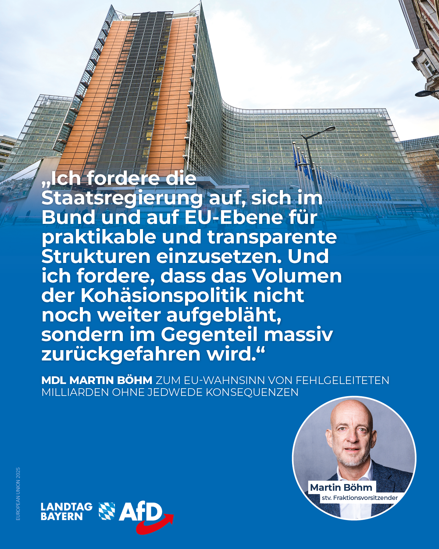 AfD Fraktion im Bayerischen Landtag 12 EU Kohaesionspolitik Rechnungspruefung