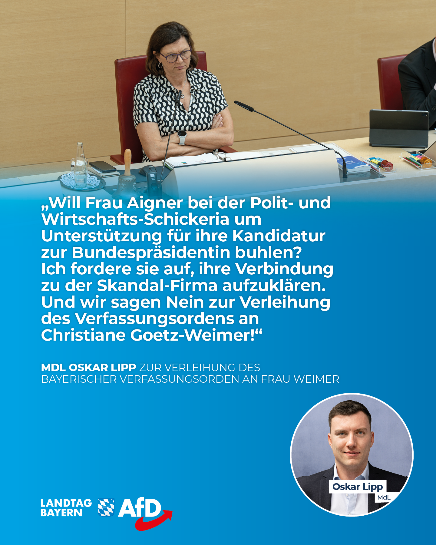 Ilse Aigner Weimer Skandal