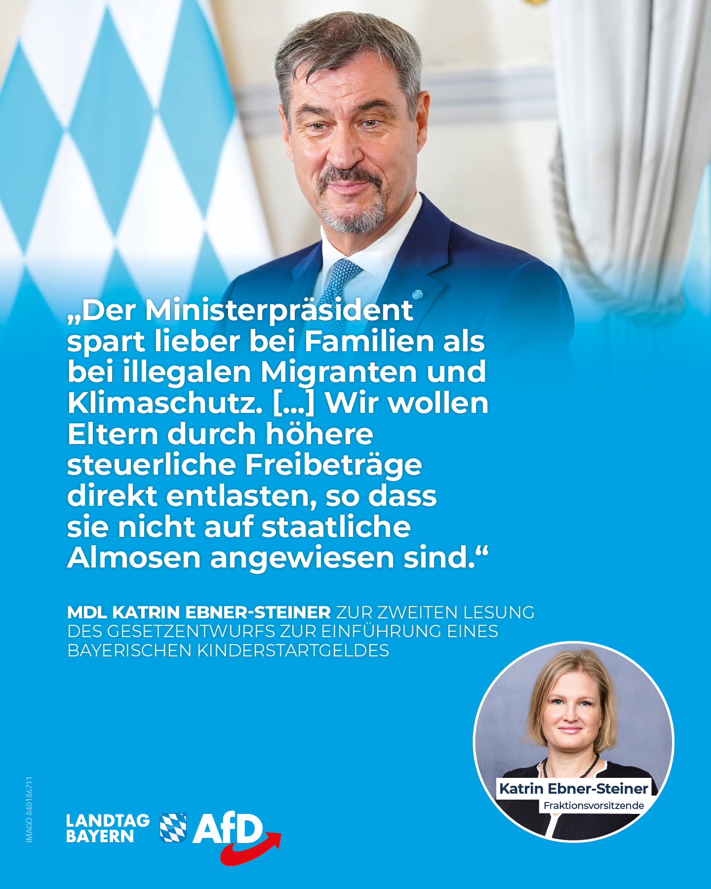 AfD Fraktion im Bayerischen Landtag 12 Kinderstartgeld Bayern Soeder
