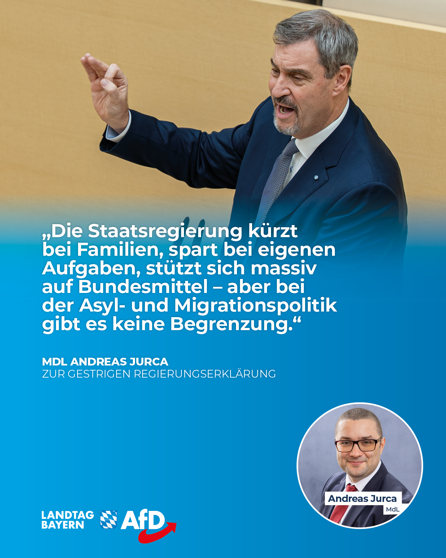 Regierungserklaerung Soeder Familien
