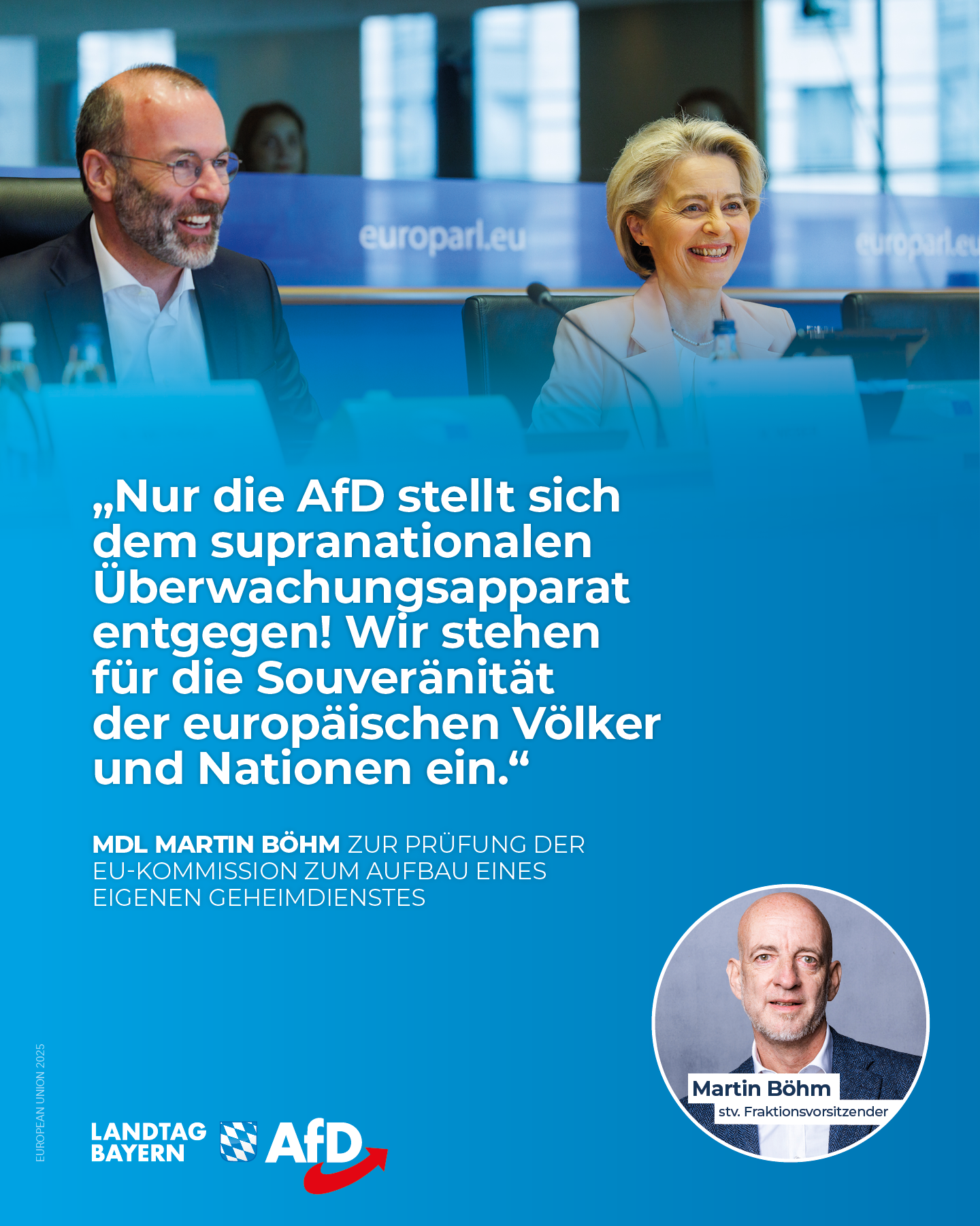 AfD Fraktion im Bayerischen Landtag 13 von der Leyen EU Geheimdienst