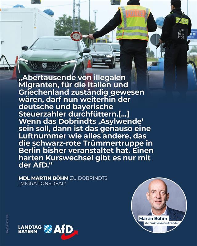 AfD Fraktion im Bayerischen Landtag 15 Dobrindt Asylwende