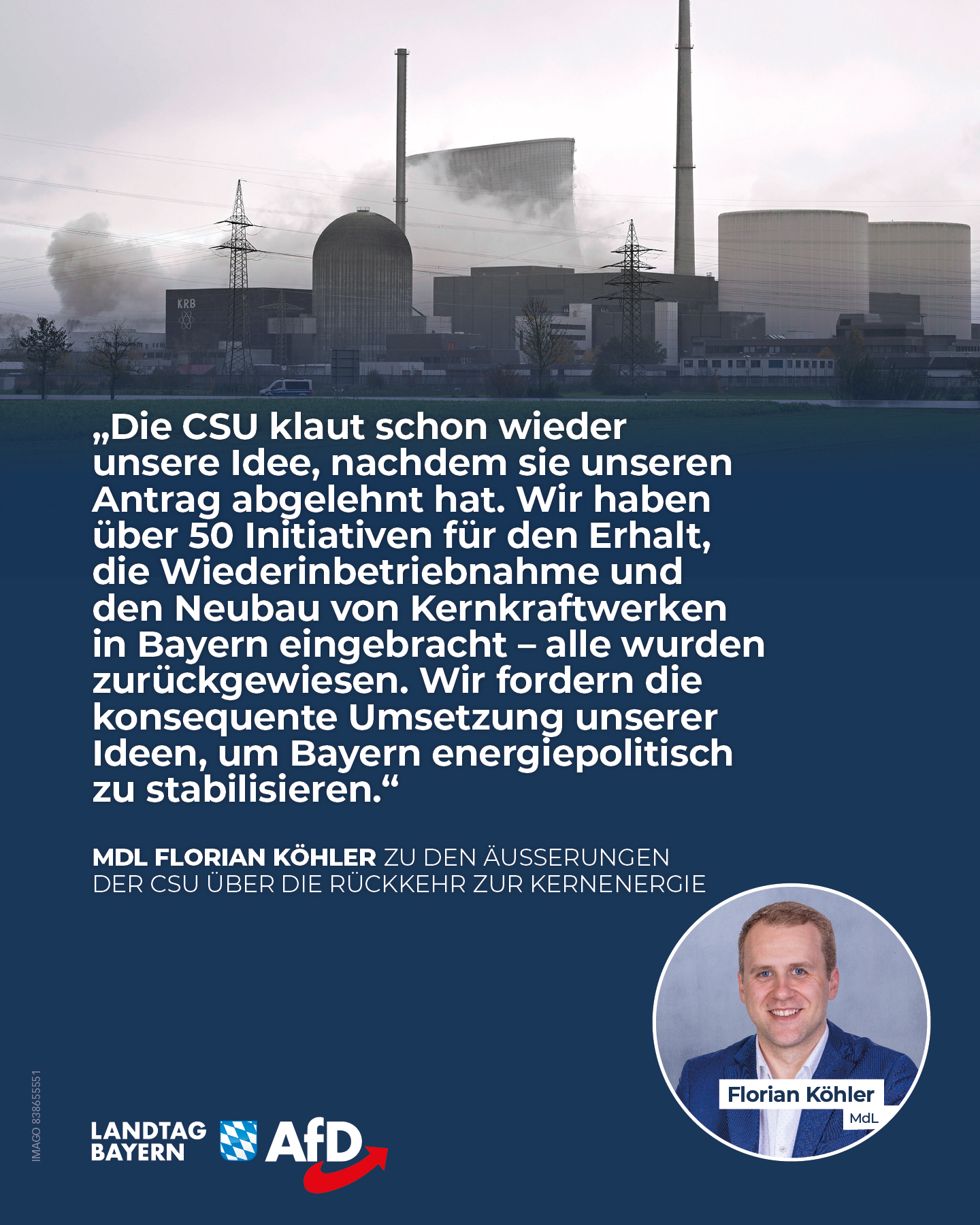 AfD Fraktion im Bayerischen Landtag 12 CSU klaut bei AfD AKW