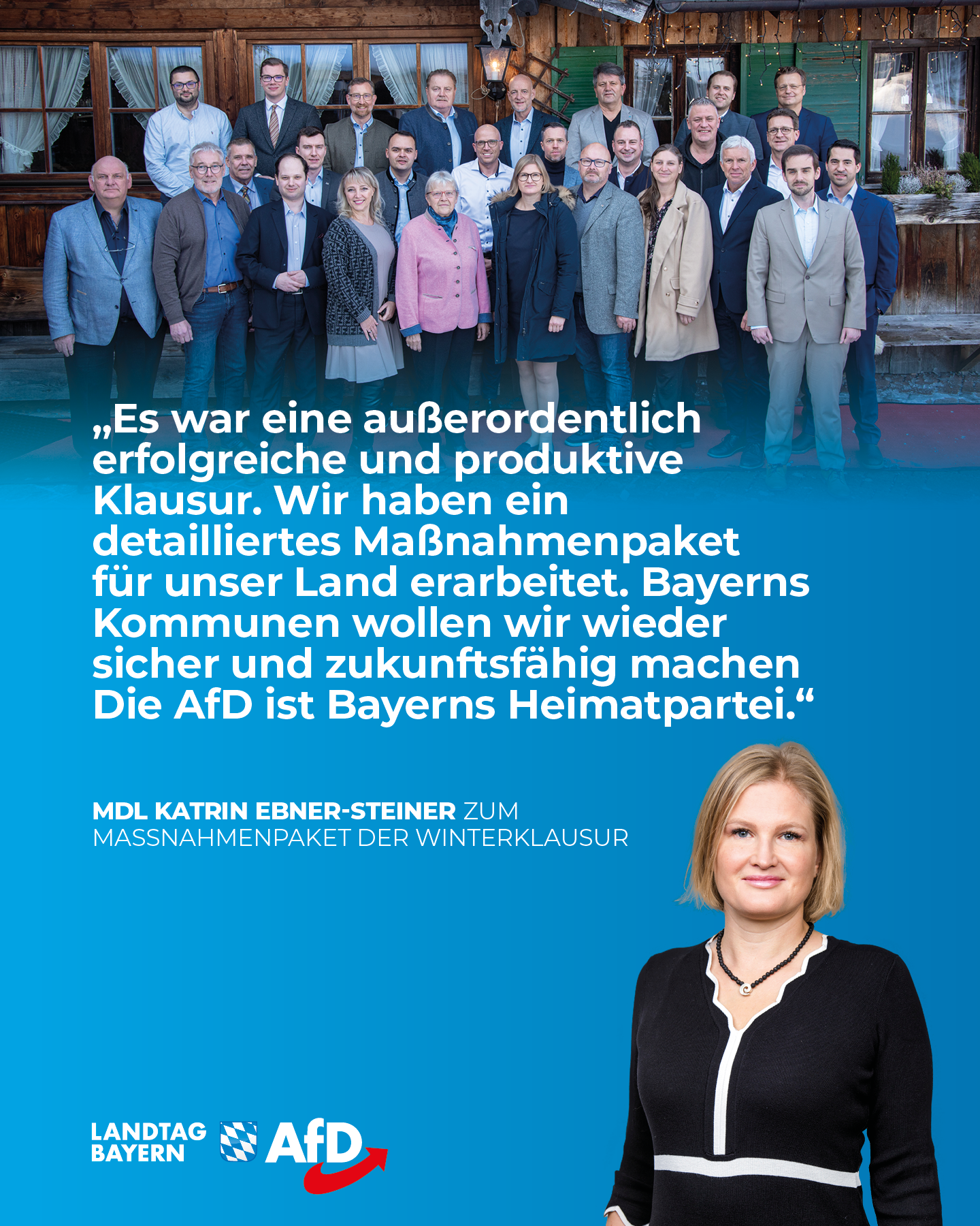 AfD Fraktion im Bayerischen Landtag 14 Ebner Steiner Klausur AfD Fraktion 2026