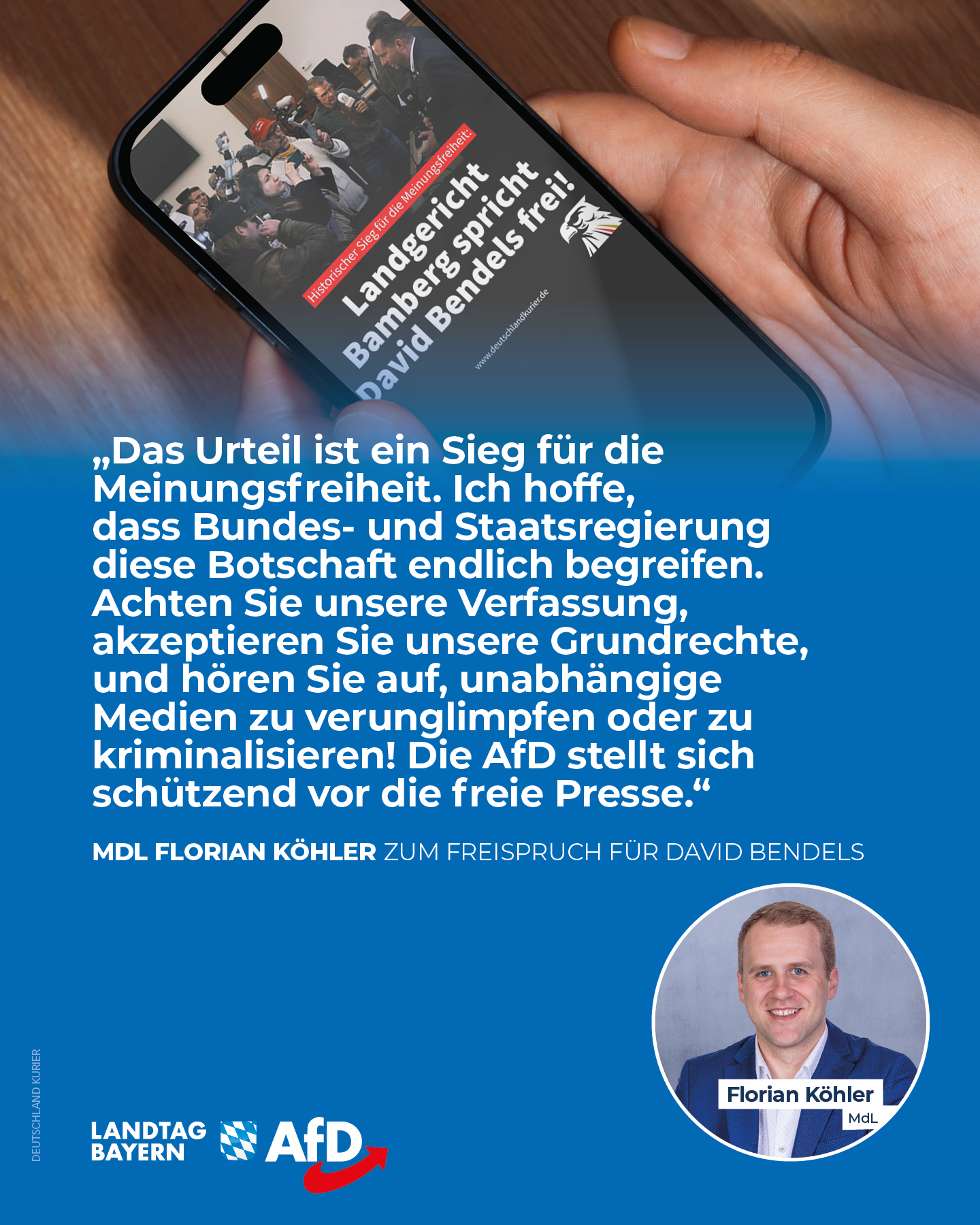 Freispruch David Bendels Faeser