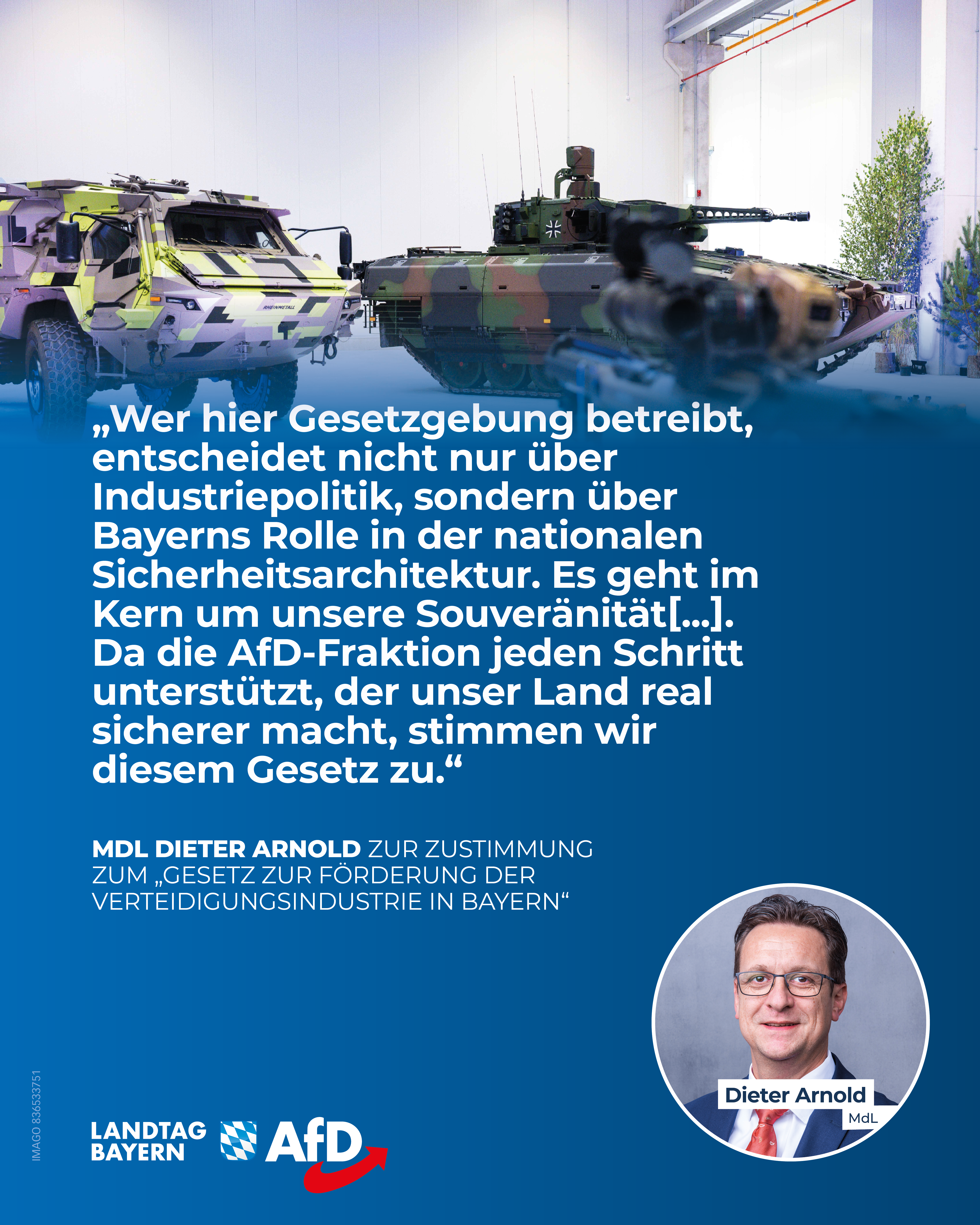 AfD Fraktion im Bayerischen Landtag 17 Verteidigungsindustrie in Bayern