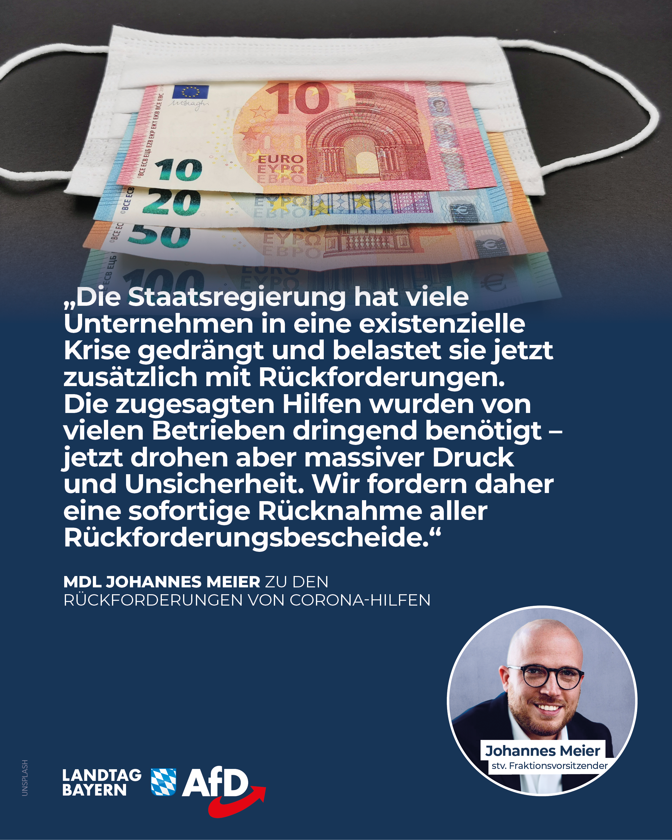 AfD Fraktion im Bayerischen Landtag 12 Rueckforderung Corona Hilfen