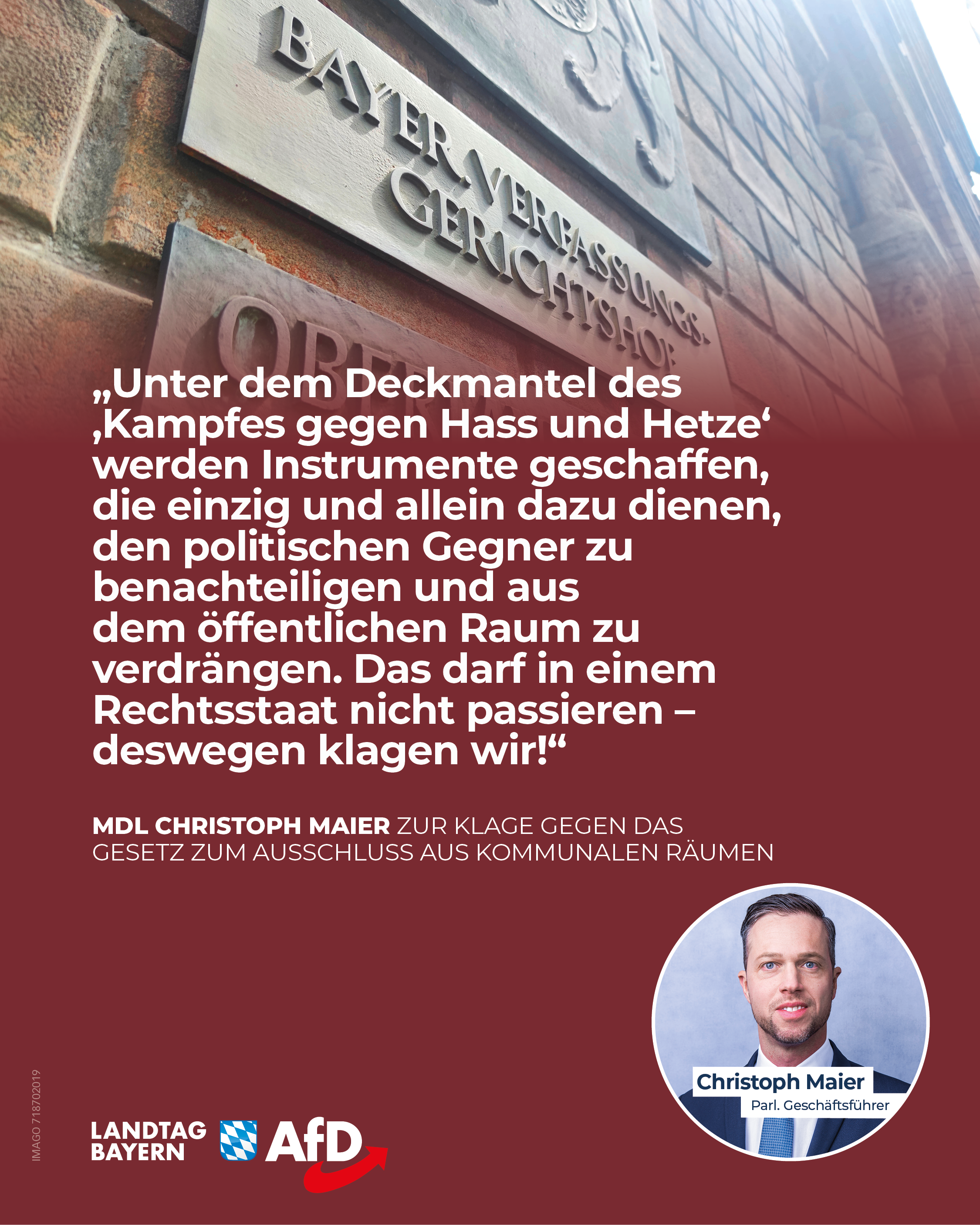 AfD Fraktion im Bayerischen Landtag 12 Verfassungsgerichtshof Klage