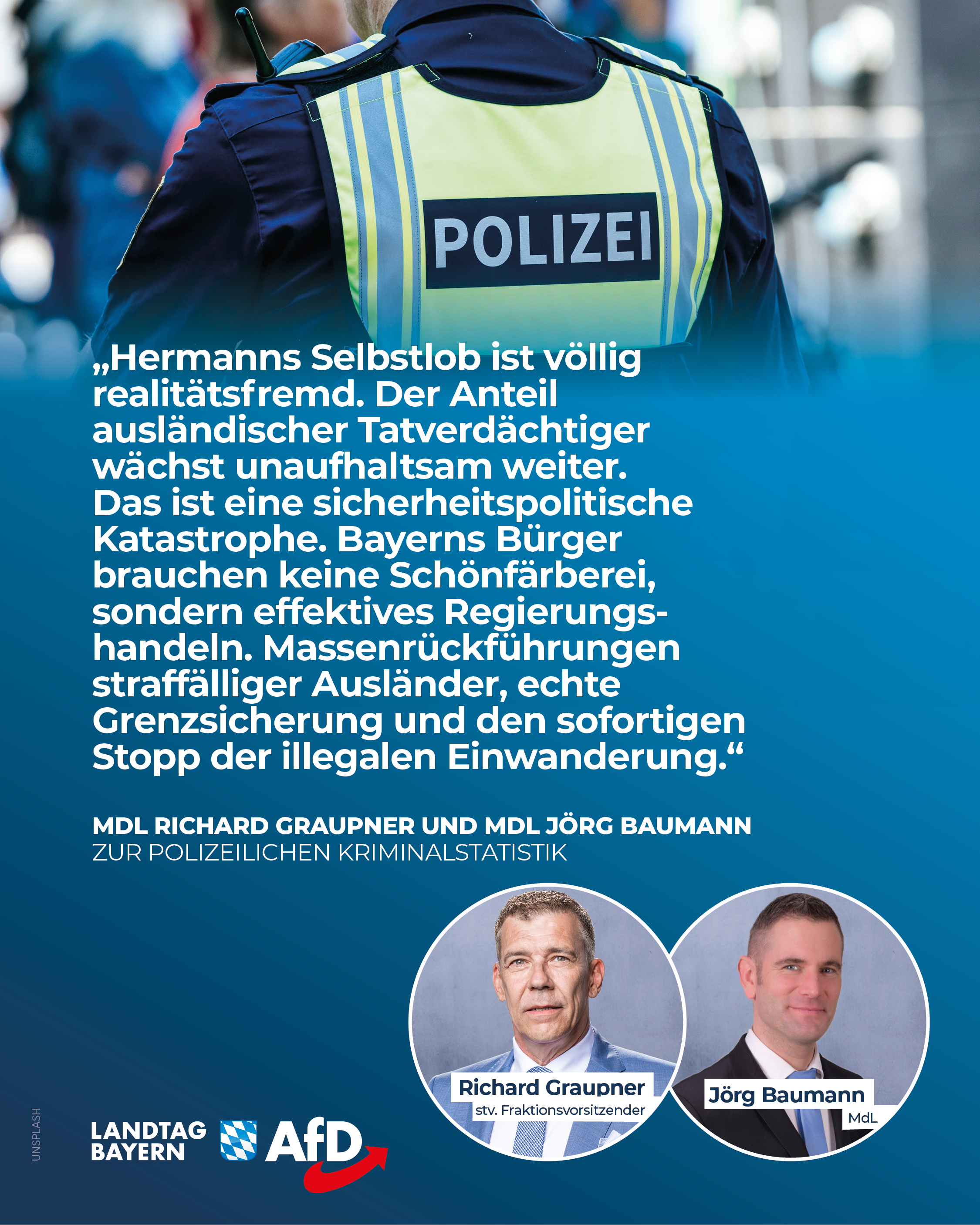 AfD Fraktion im Bayerischen Landtag 12 Auslaenderanteil in der Polizeilichen Kriminalstatistik PKS