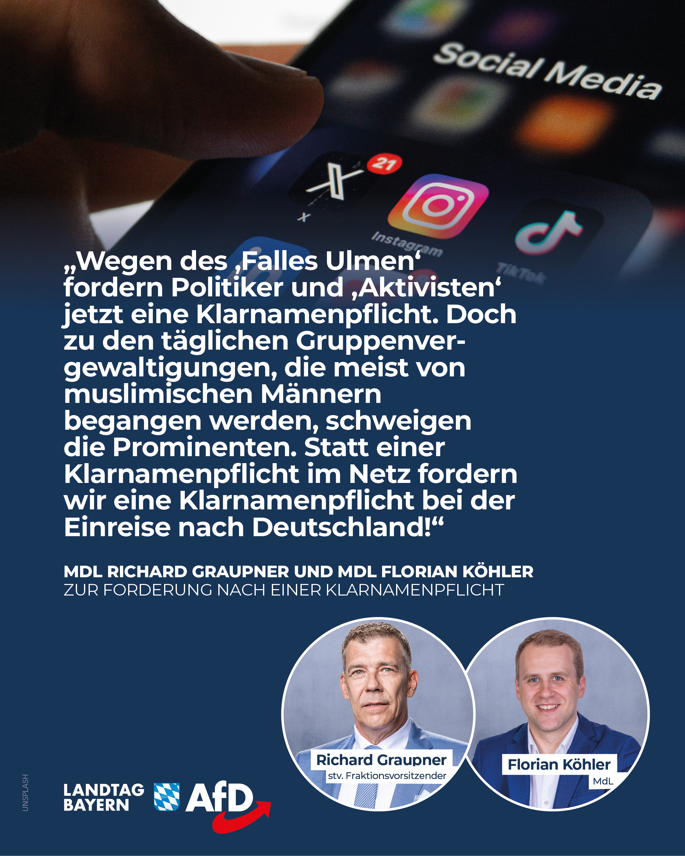 Klarnamenpflicht im Internet