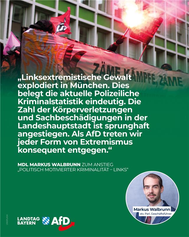 Linke Gewalt in Muenchen explodiert Antifa