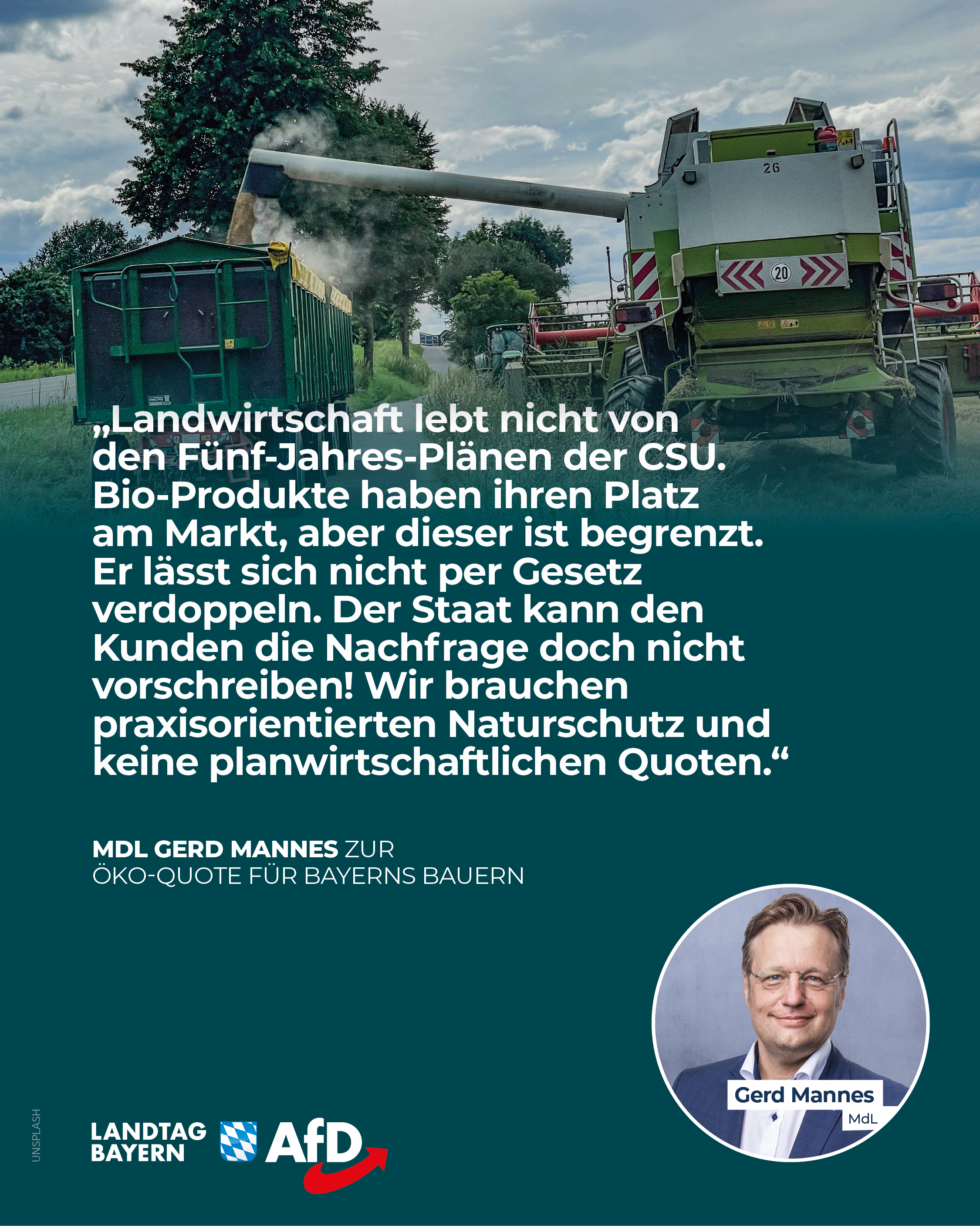 Oeko Quote Landwirtschaft Bayern