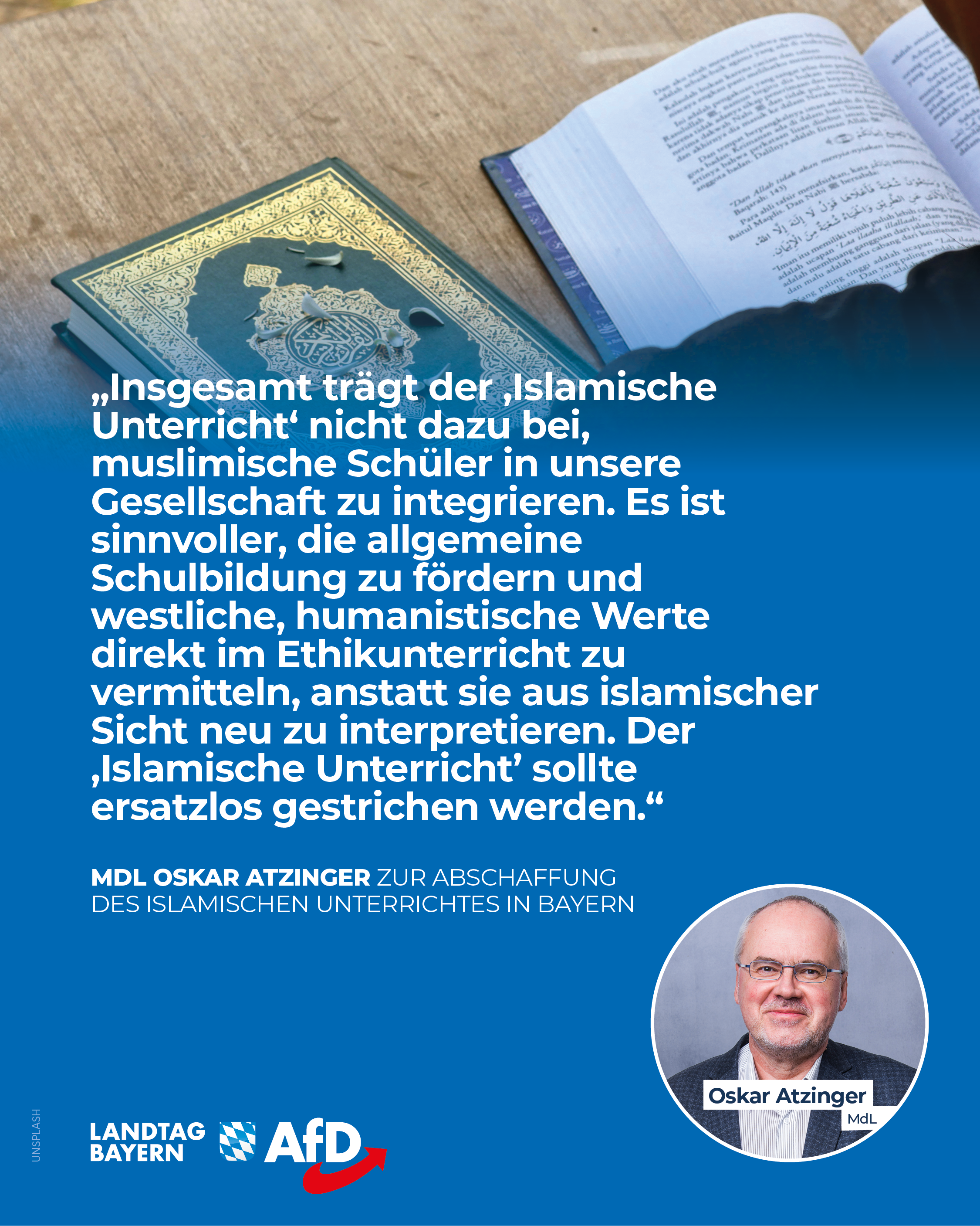 Streichung des Islamunterrichts
