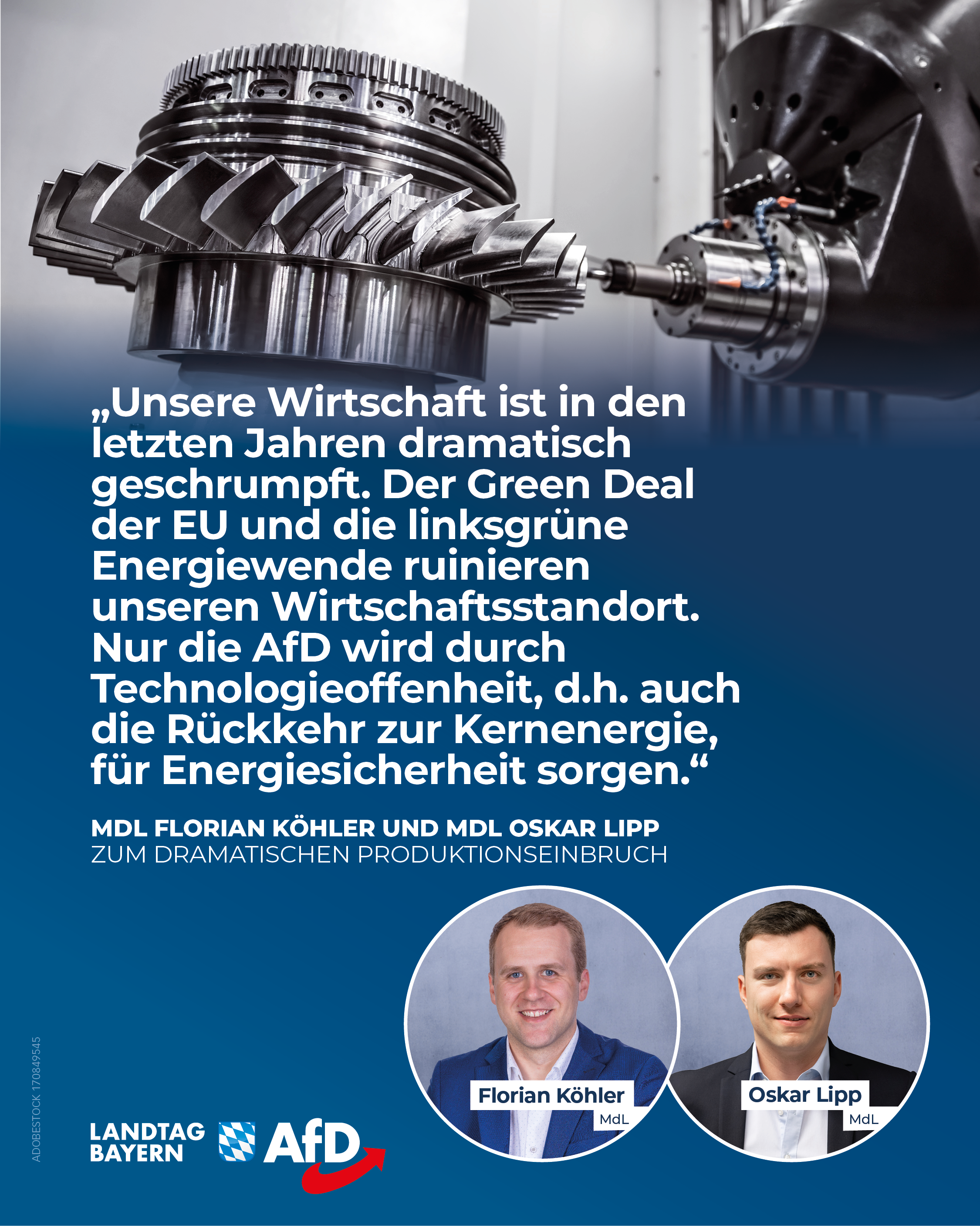 Dramatischer Produktionseinbruch