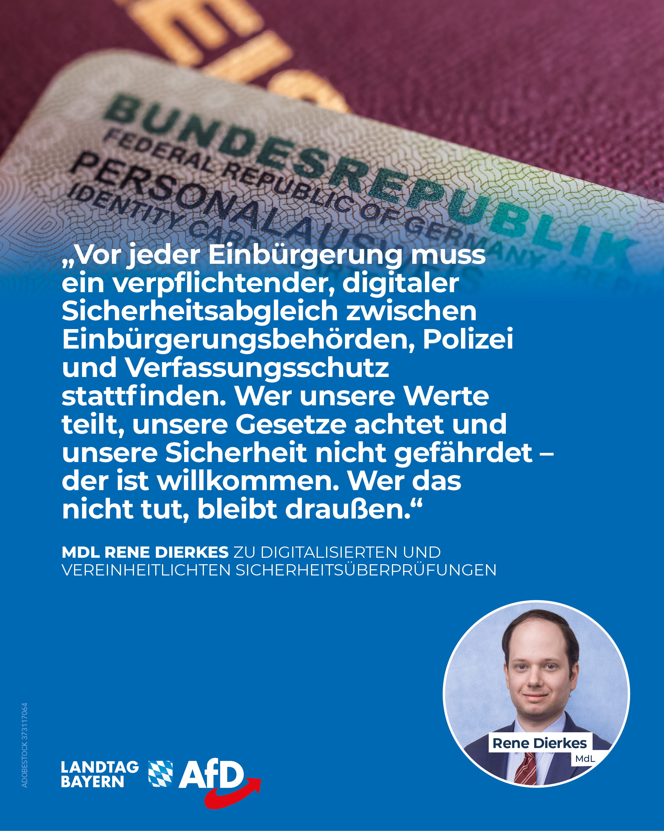 Sicherheitsueberpruefung bei Einbuergerungen