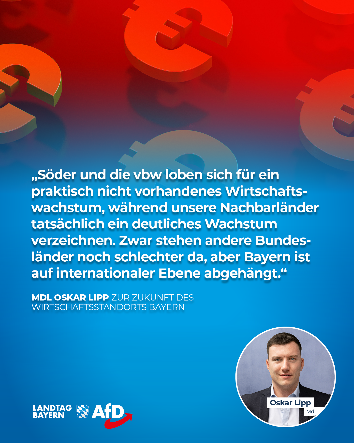 Staatsregierung verspielt Bayerns Zukunft