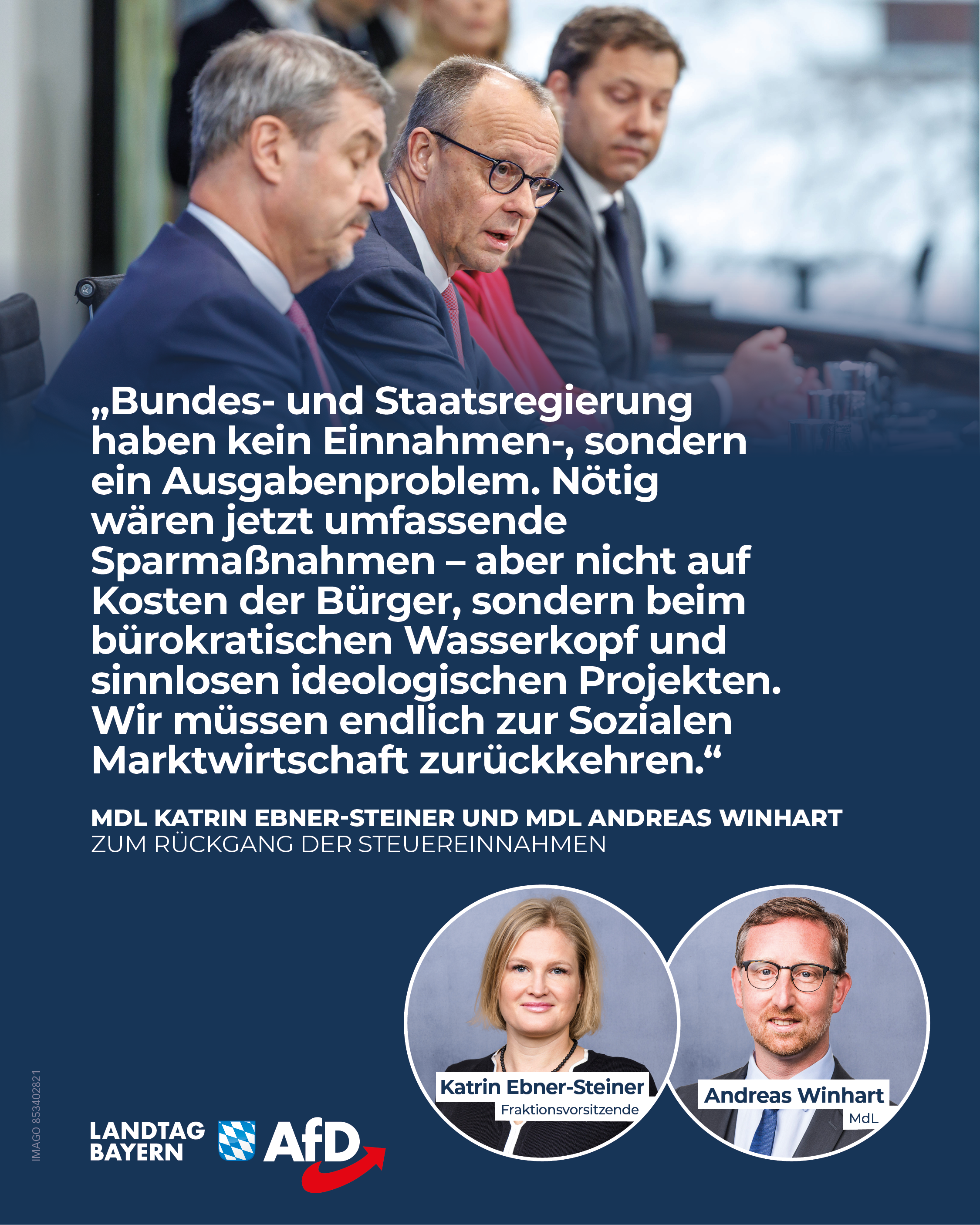immer weniger steuereinnahmen