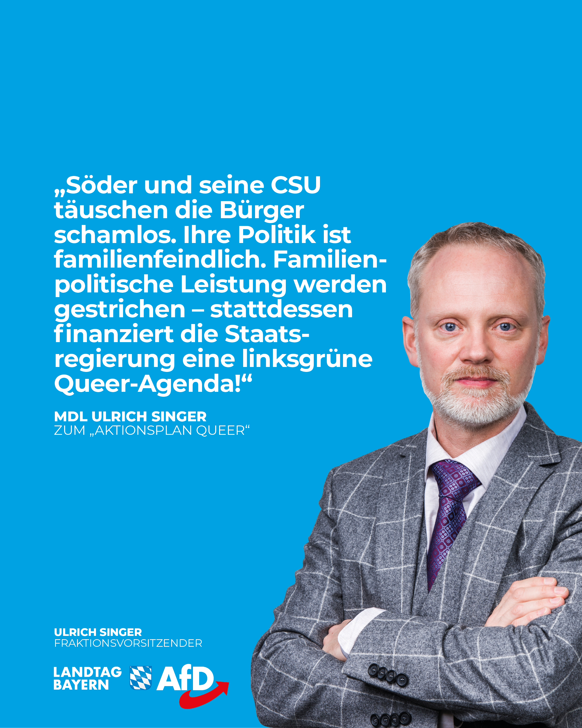 AfD Fraktion im Bayerischen Landtag 12 Aktionsplan QUEER CSU