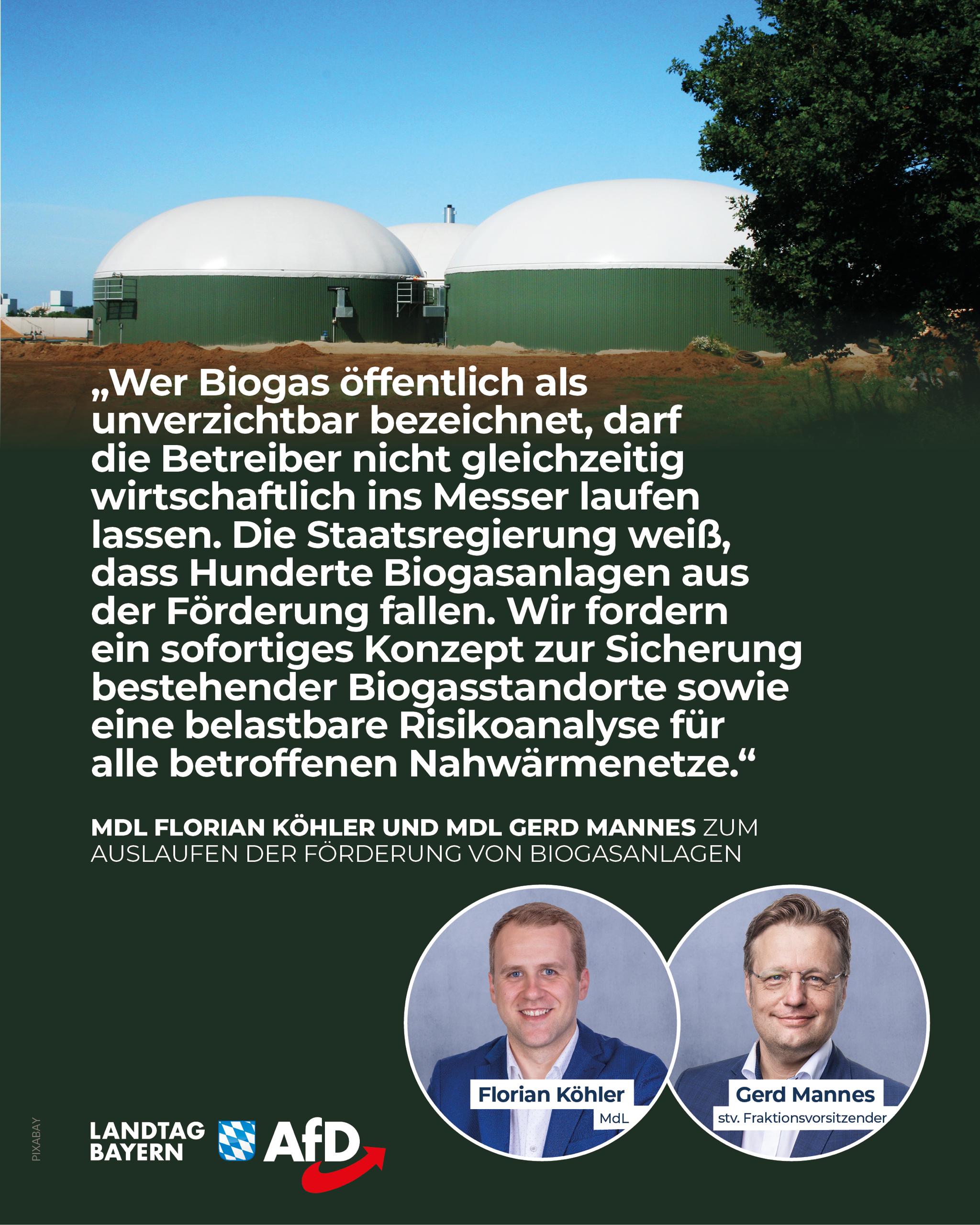 Biogas Sterben