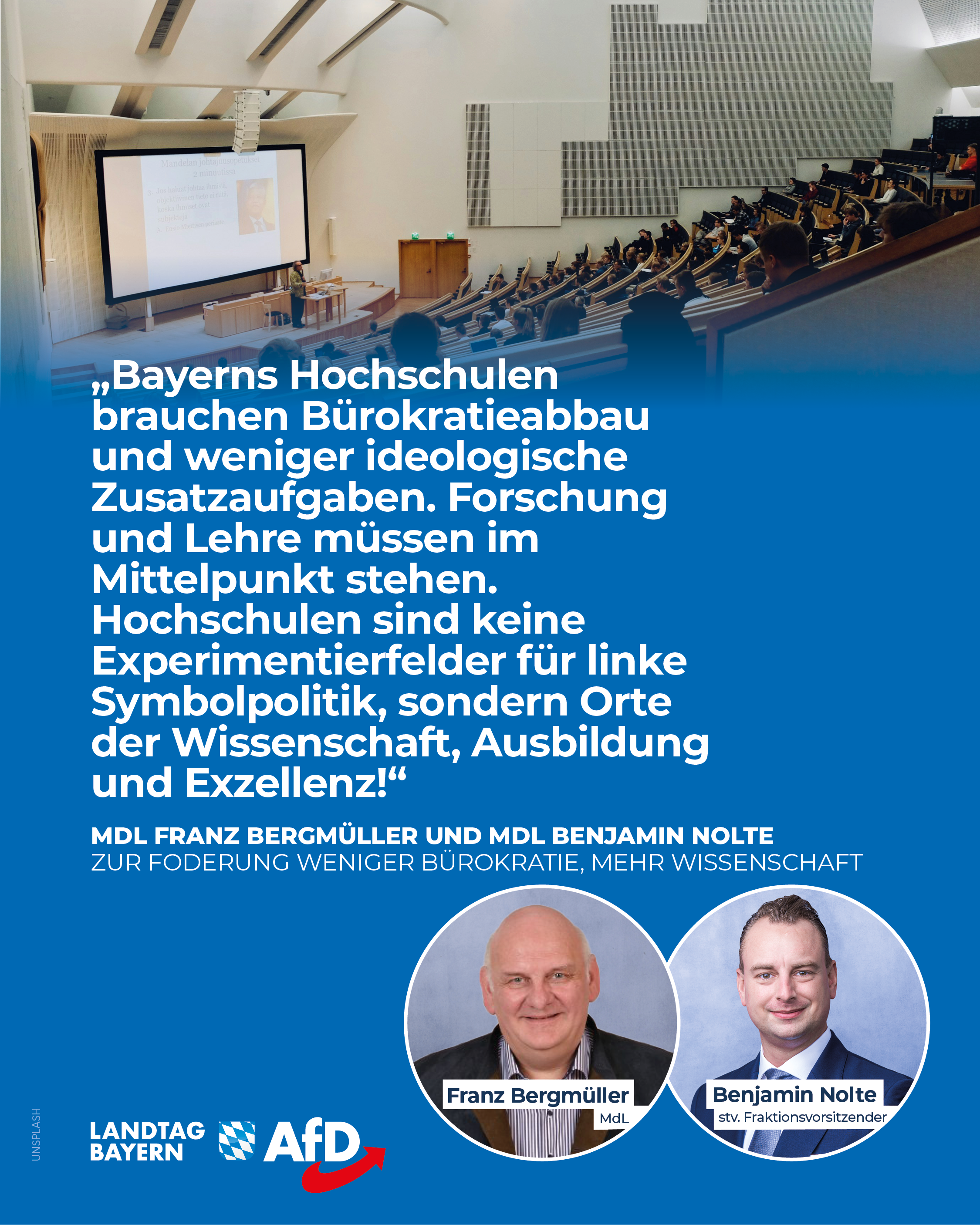 Buerokratie Hochschule Bayern