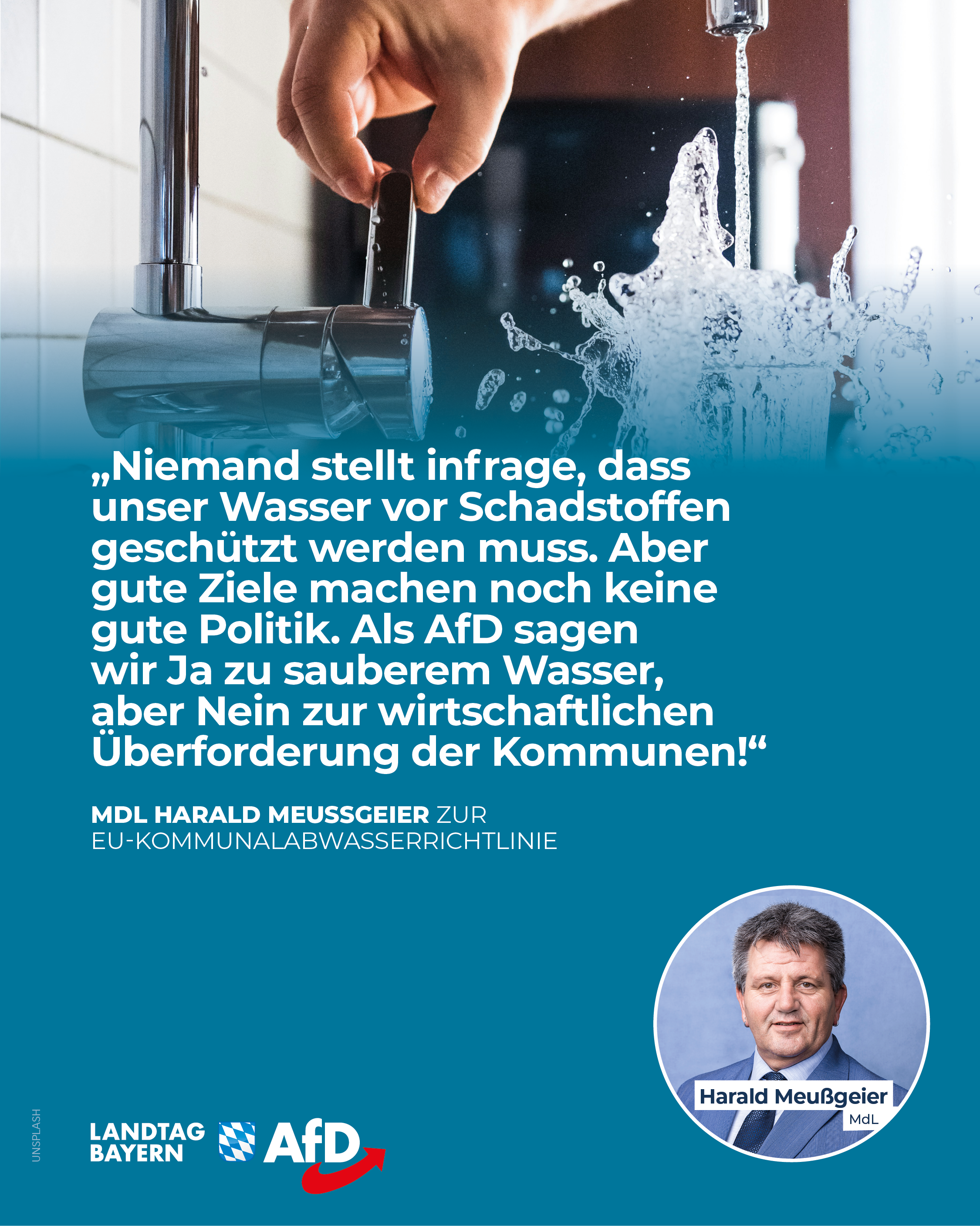 Ja zu sauberen Wasser