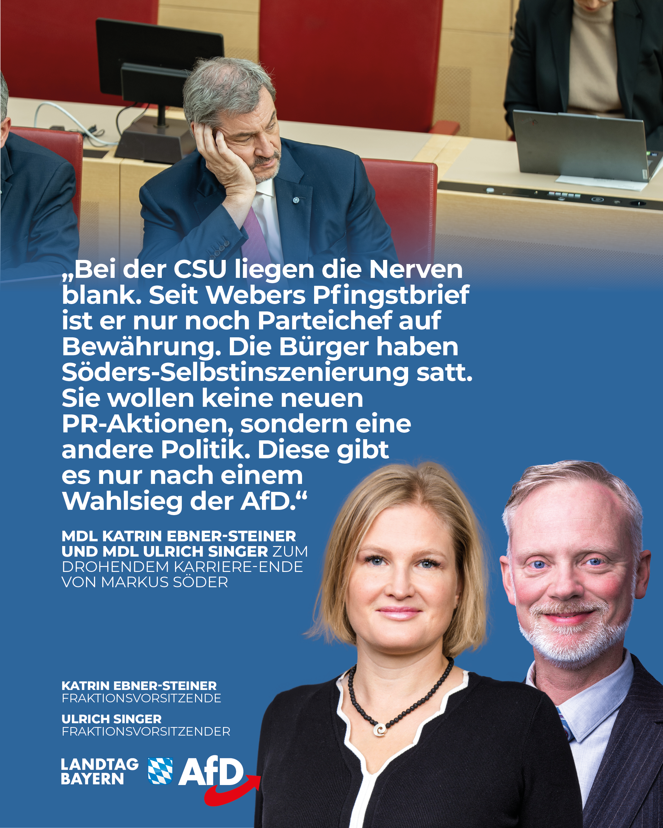 AfD Fraktion im Bayerischen Landtag 12 Soeder am Ende
