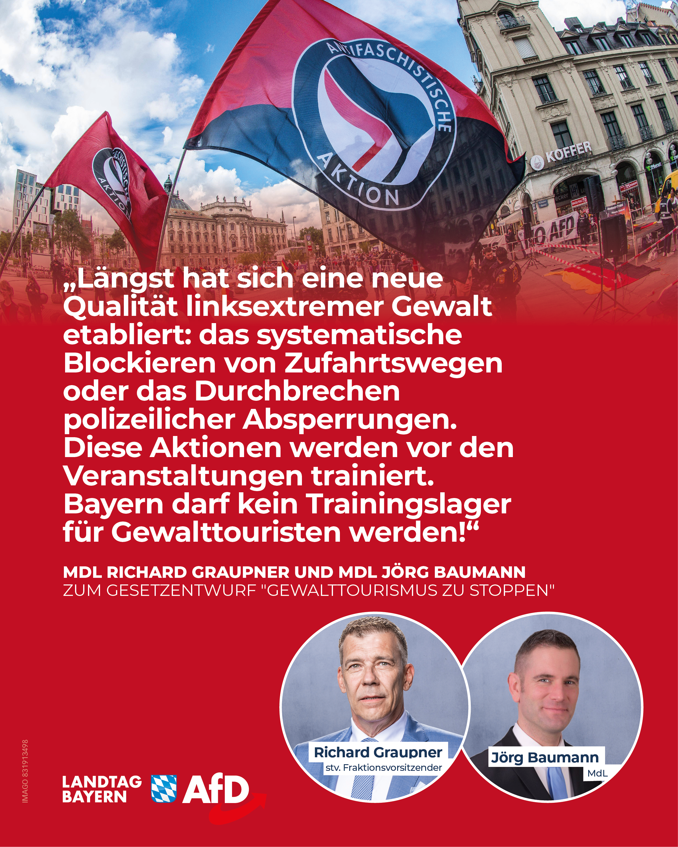 linksextremen Gewalttourismus stoppen