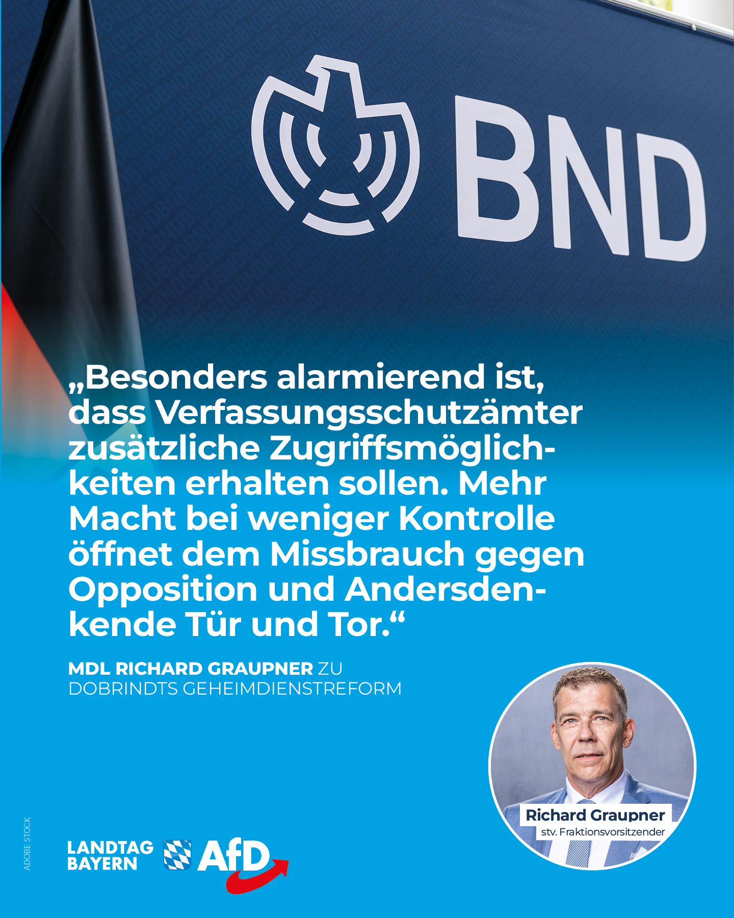 AfD Fraktion im Bayerischen Landtag 13 26 08 Social Media BND