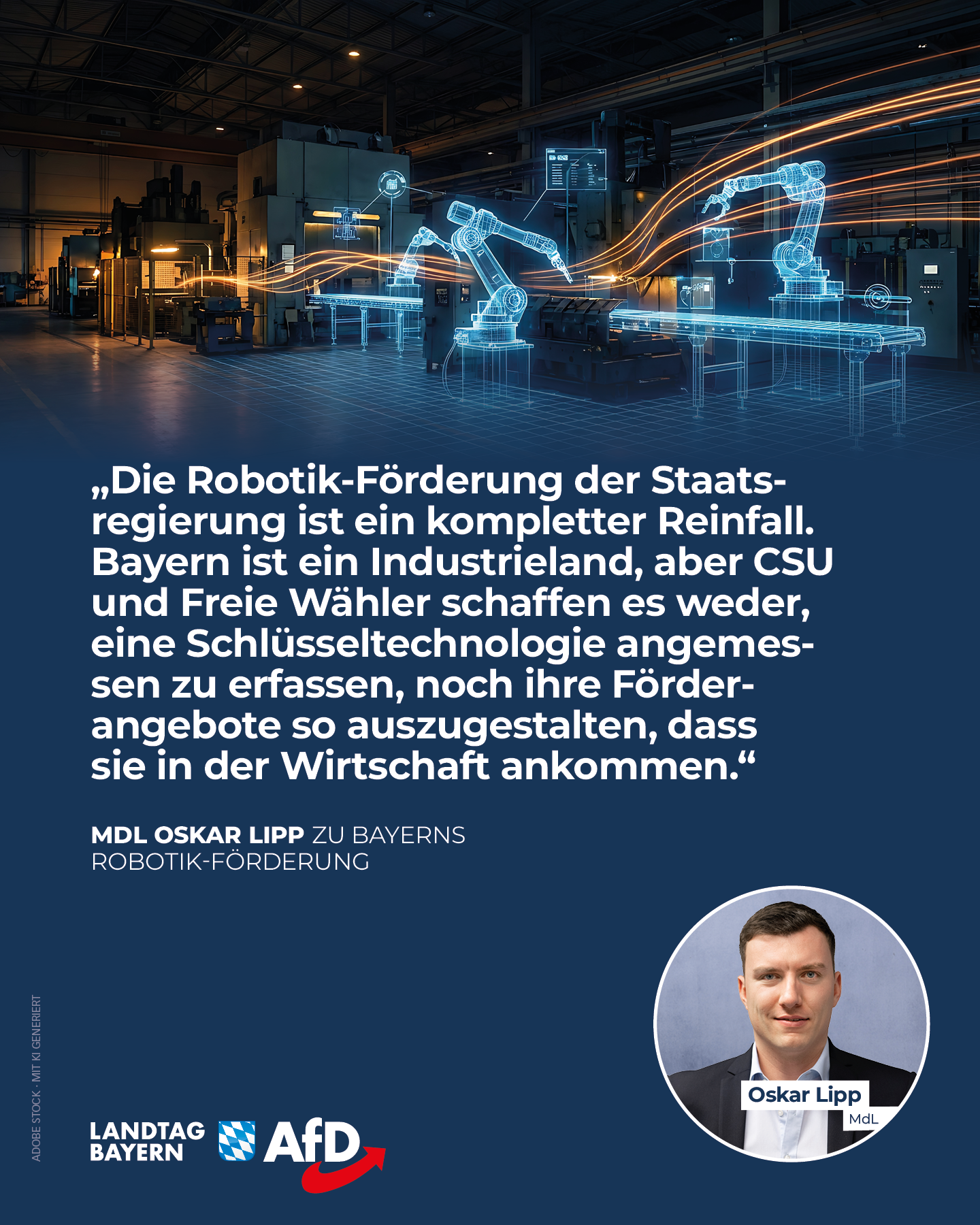 AfD Fraktion im Bayerischen Landtag 12 26 08 Social Media Robotic