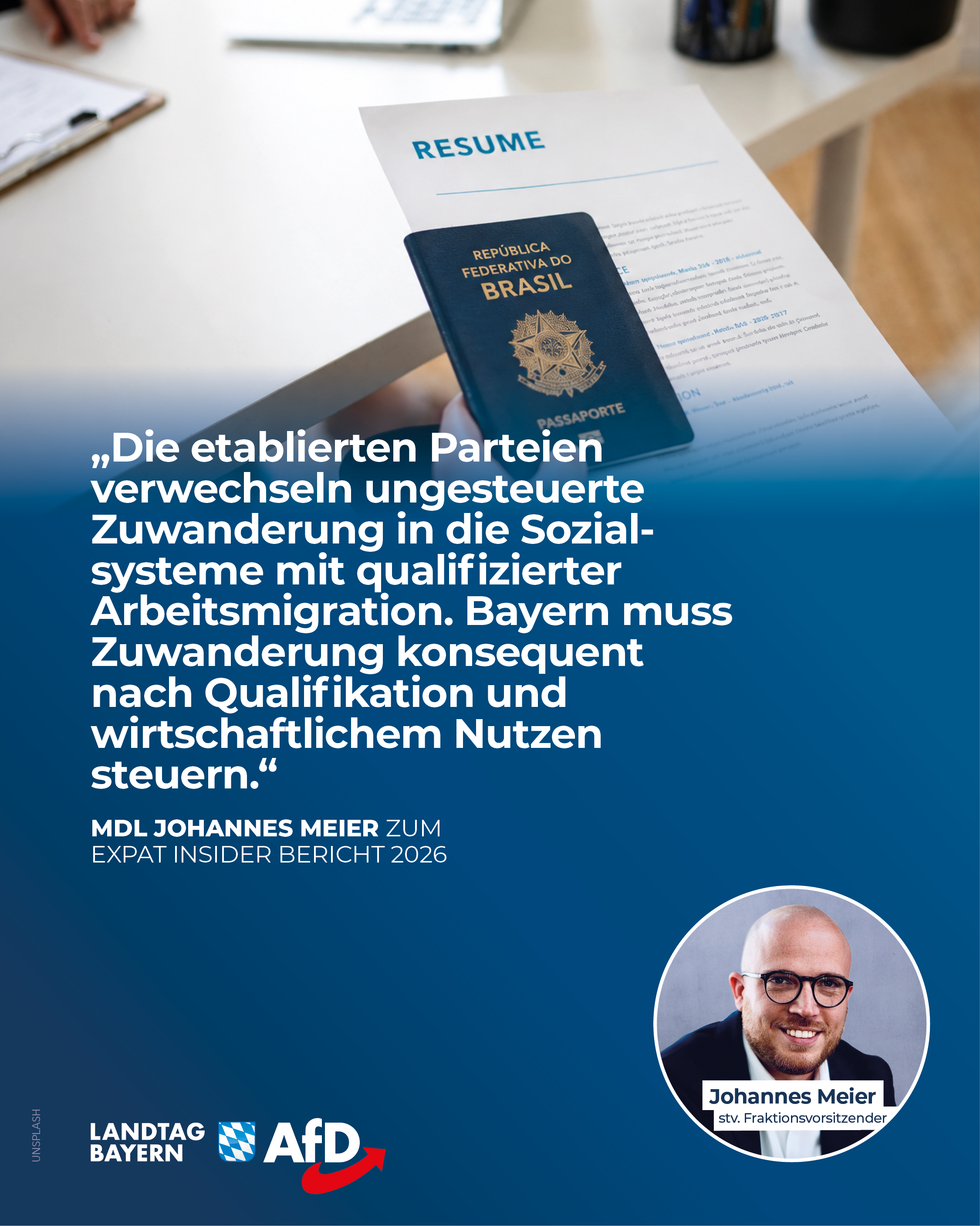 AfD Fraktion im Bayerischen Landtag 14 Expats Arbeitsmigration