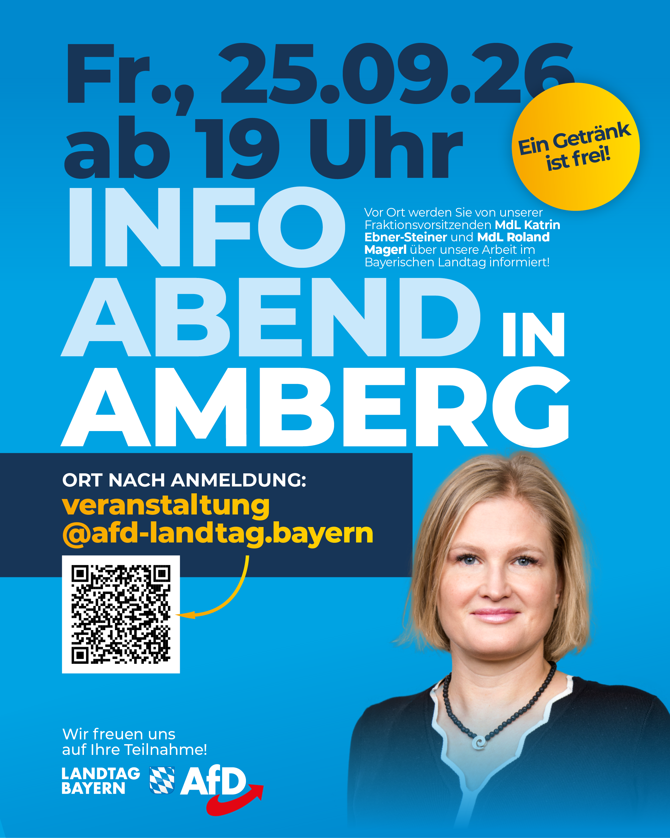 Infoabend in Amberg am Freitag, den 25.09.26 1 26 09 25 Kacheln Fr V2