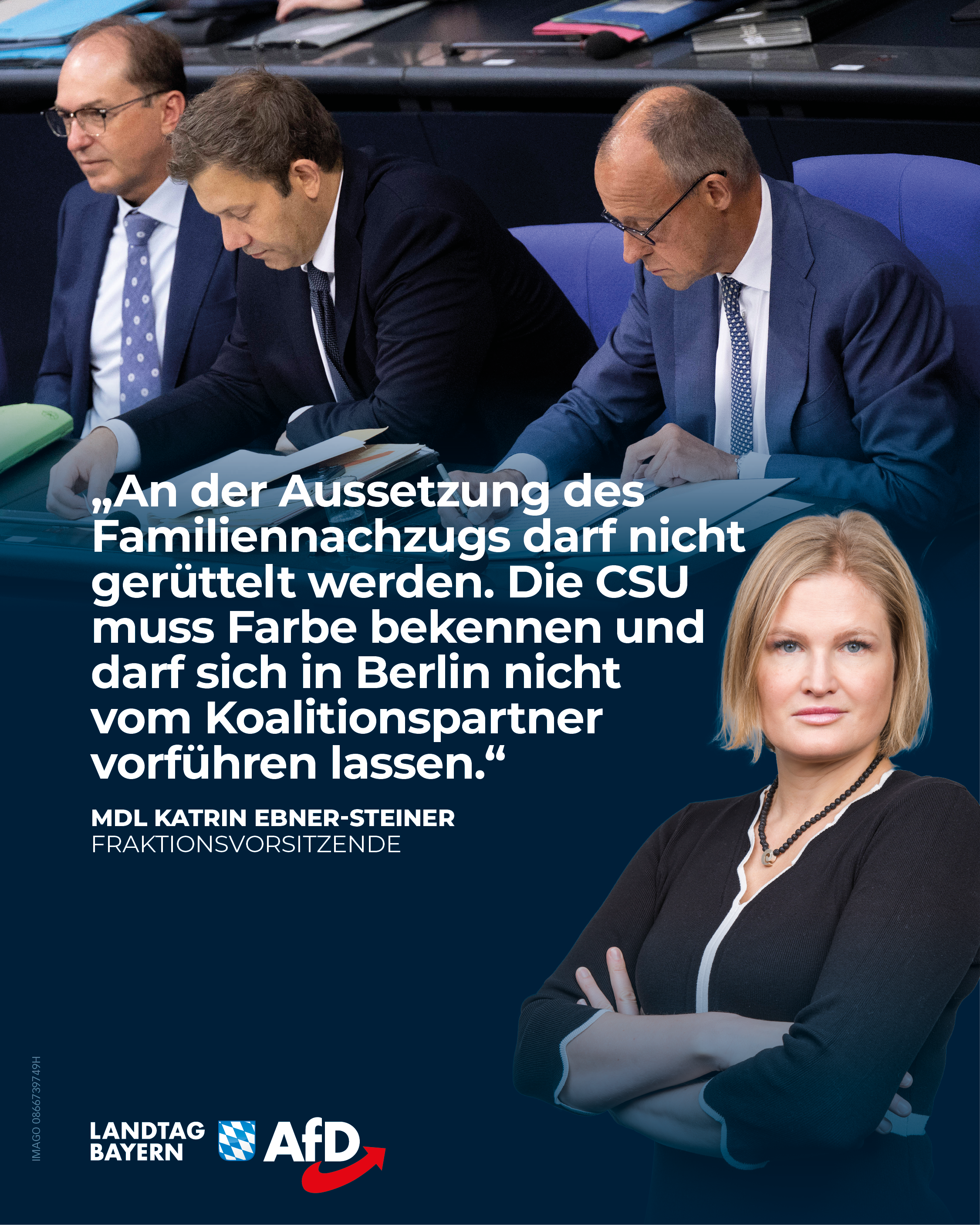 AfD Fraktion im Bayerischen Landtag 13 CSU Familiennachzug