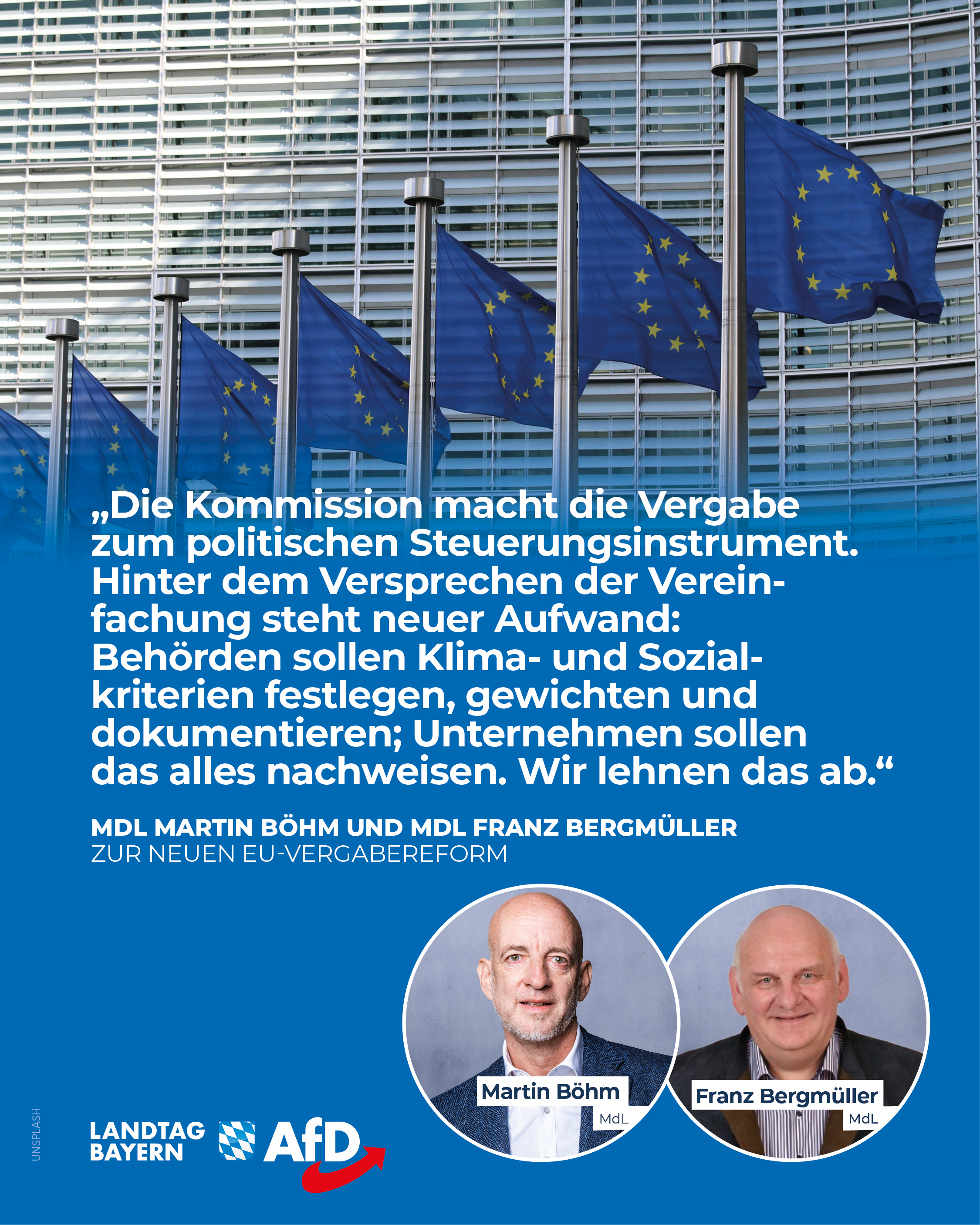 AfD Fraktion im Bayerischen Landtag 12 Public Procurement Act Vergabeordnung