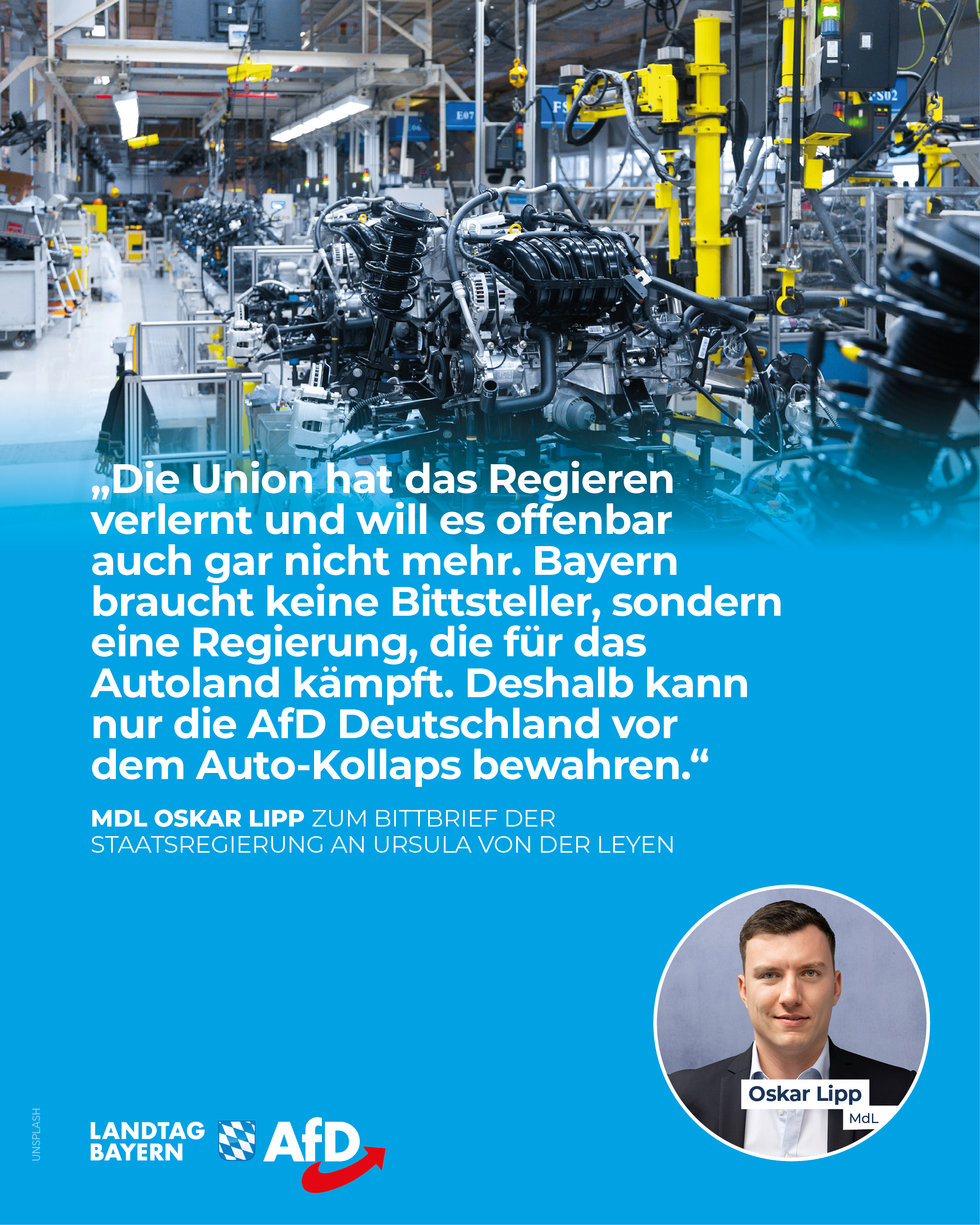 AfD Fraktion im Bayerischen Landtag 12 von der Leyen Verbrenner