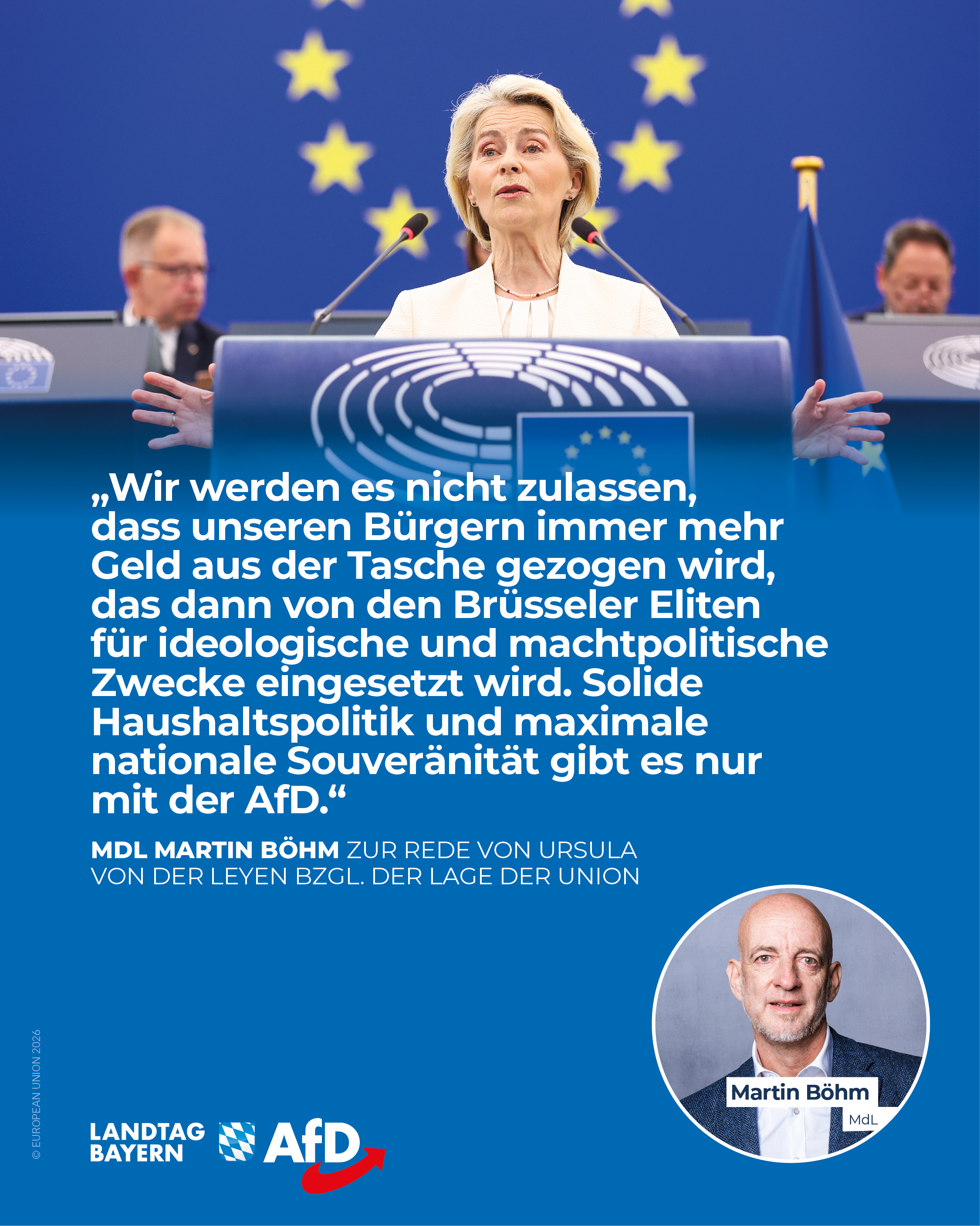 AfD Fraktion im Bayerischen Landtag 12 von der Leyern Lage der EU