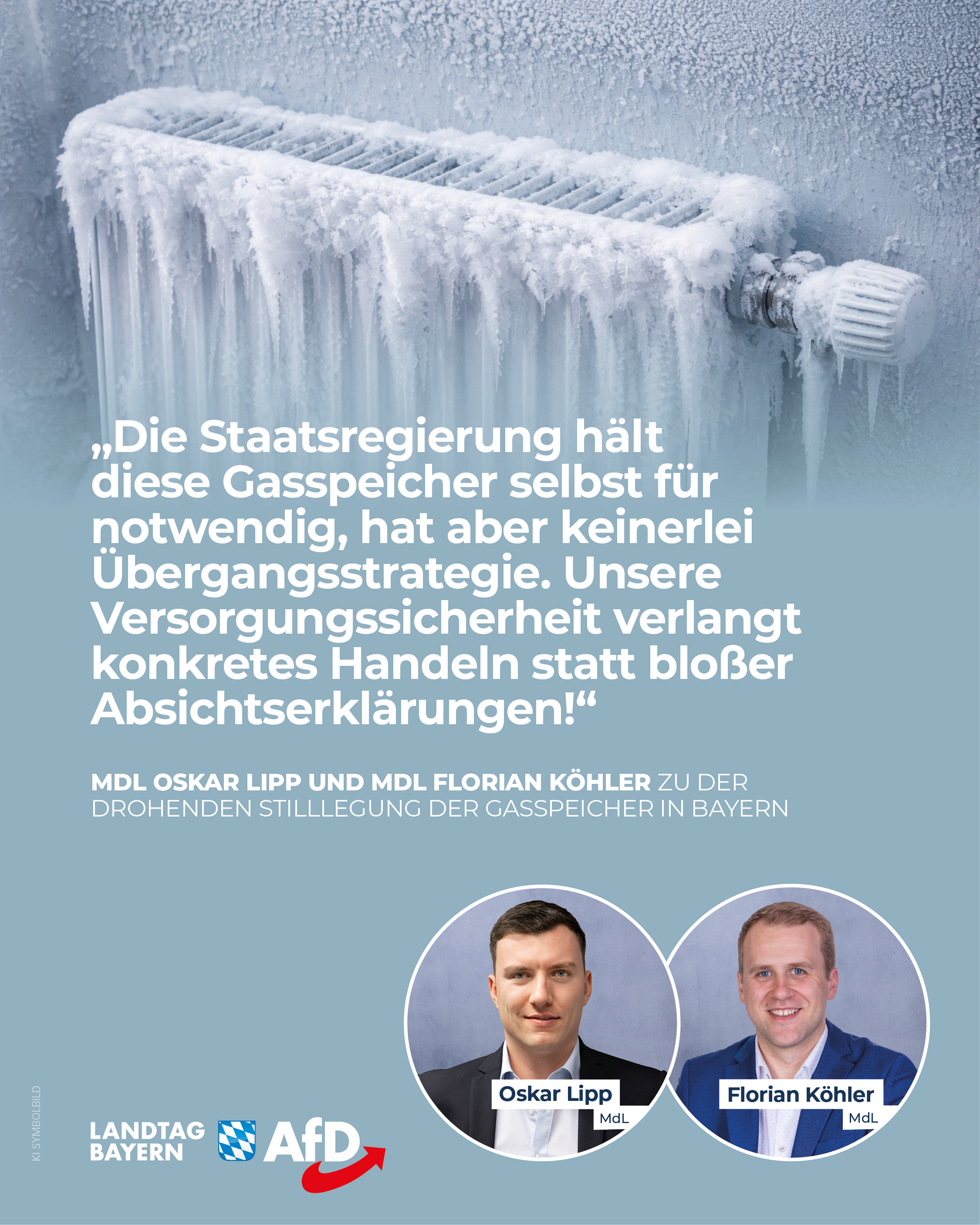 Gasspeicher Bayern stilllegen