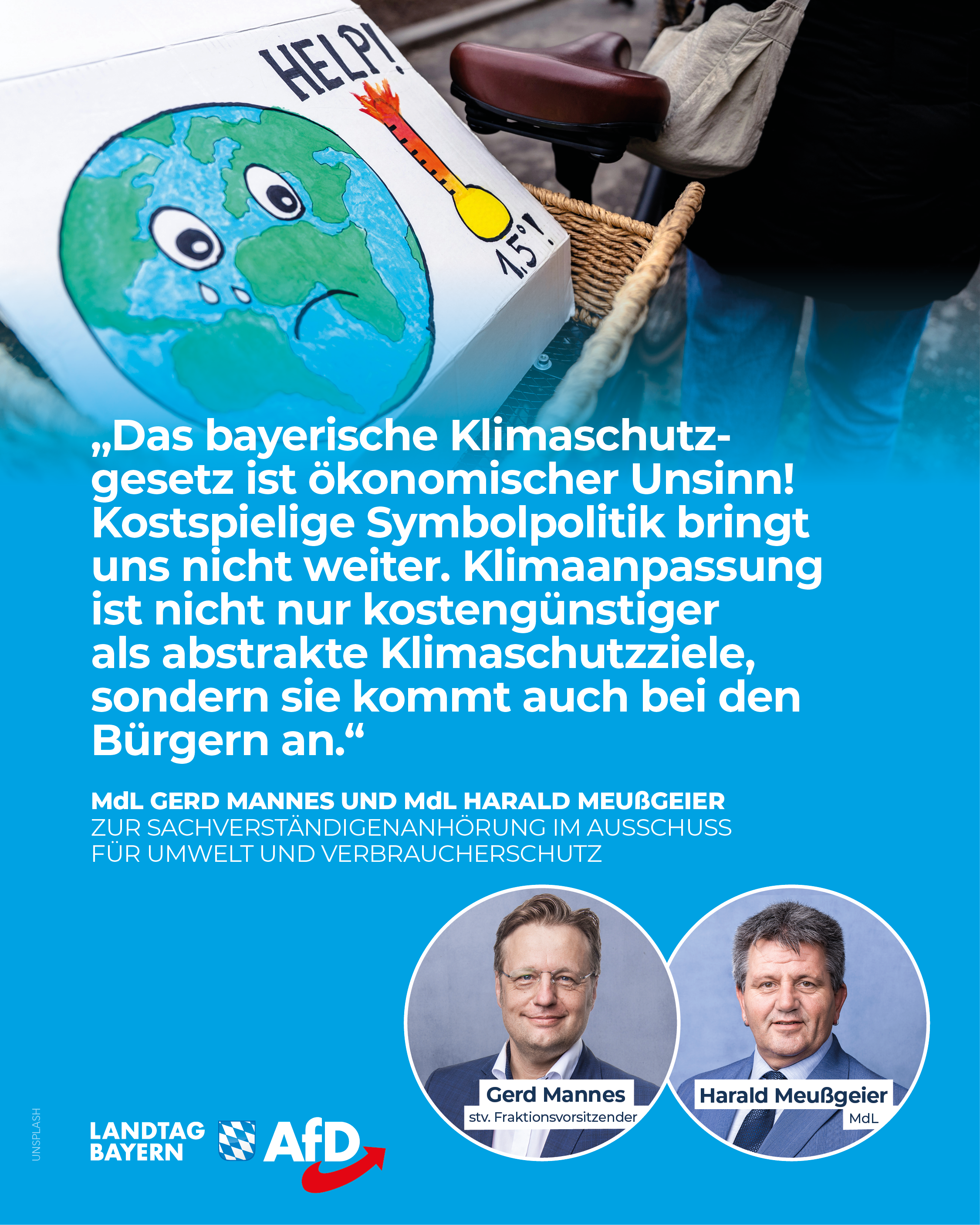 AfD Fraktion im Bayerischen Landtag 12 Klimaschutzgesetz Umwelt Sachverstaendige