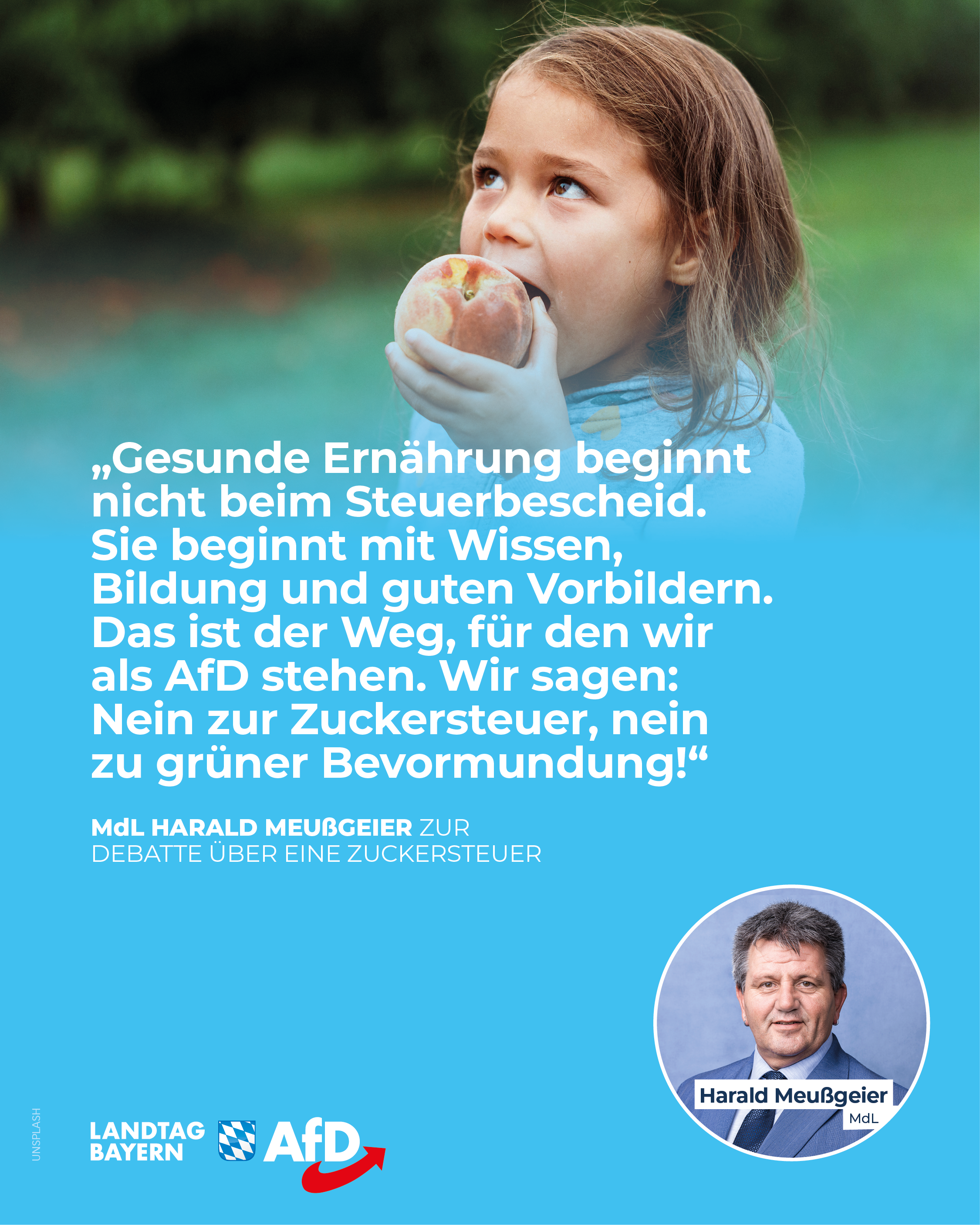 AfD Fraktion im Bayerischen Landtag 12 Nein zur Zuckersteuer